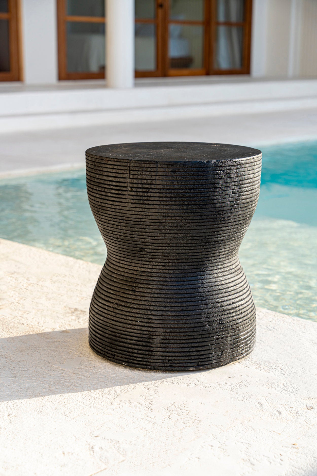 The Kotoran stool Black ø35cm