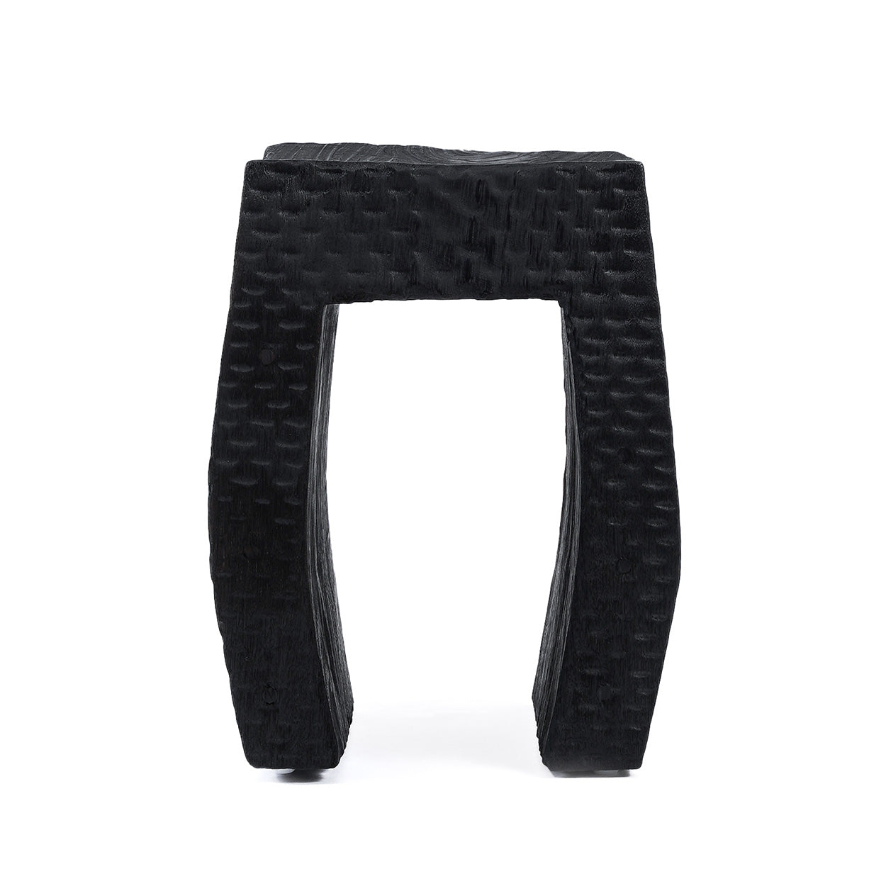 The Montano stool Black ø38cm