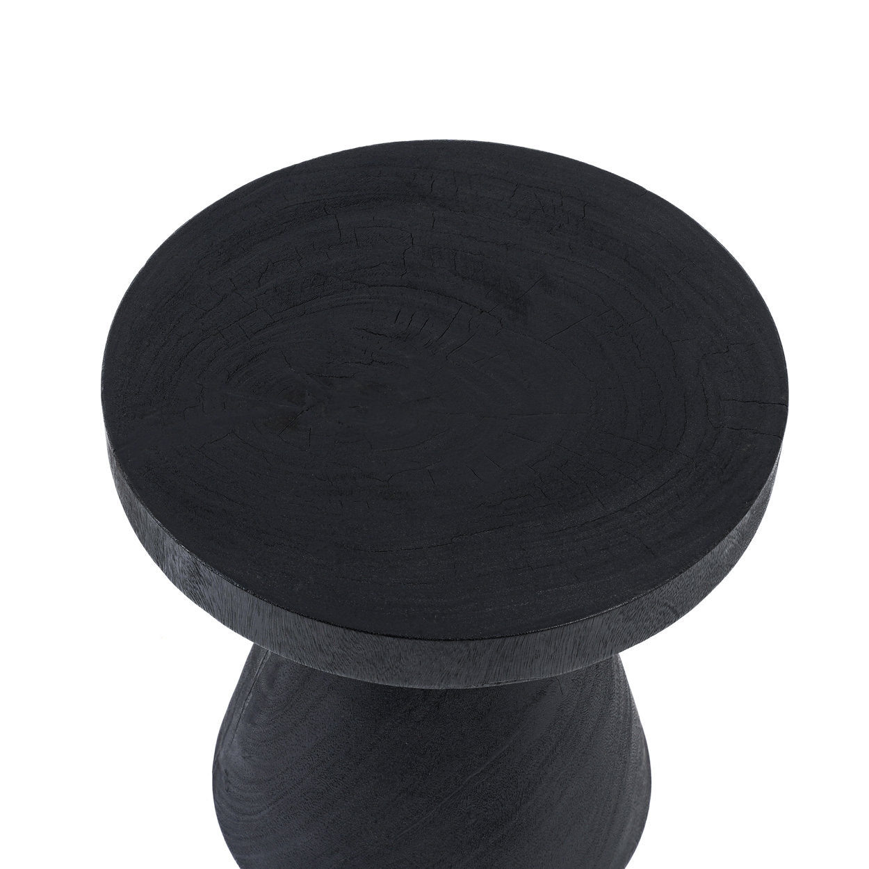 The Gravity Side Table Black ø40cm