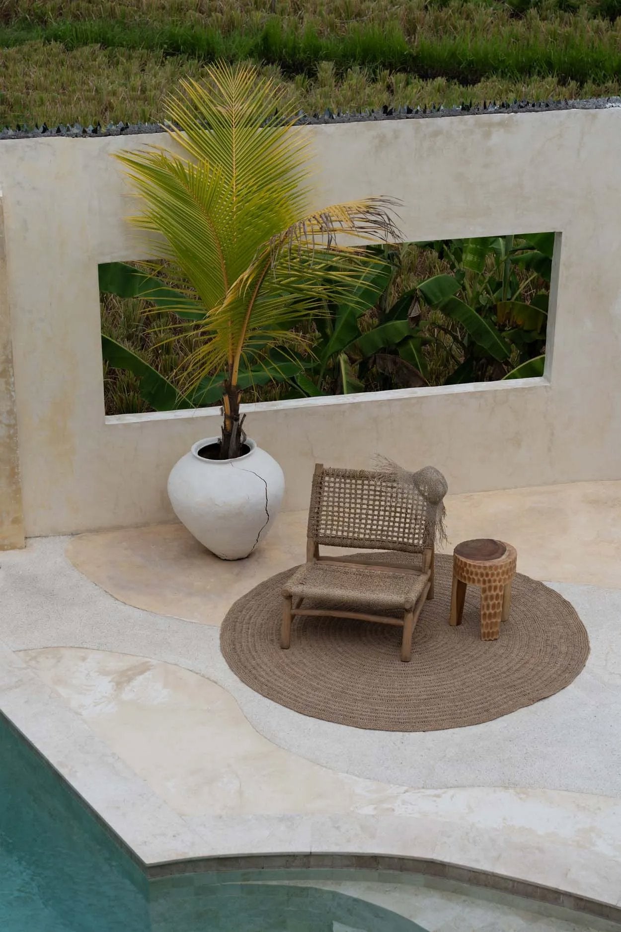 The Paramo Stool Natural ø35cm