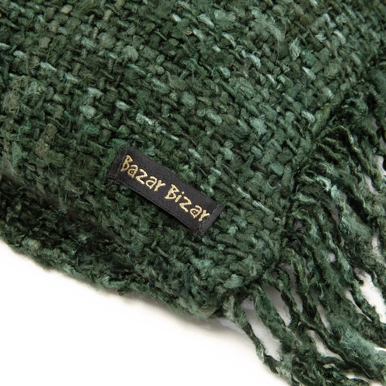 La fodera per cuscino Oh My Gee cotone verde bosco 35x100cm