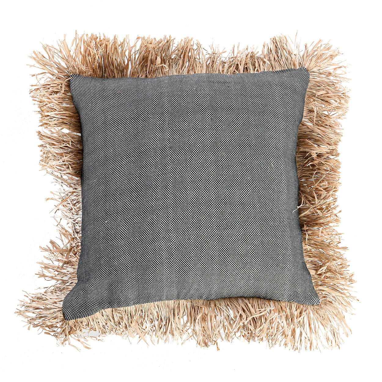 The Cotton Bonita Pillowcase Nature Black 60x60cm