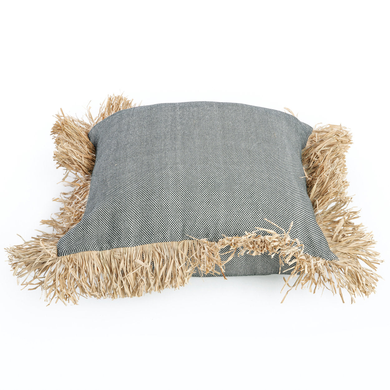 The Cotton Bonita Pillowcase Nature Black 60x60cm