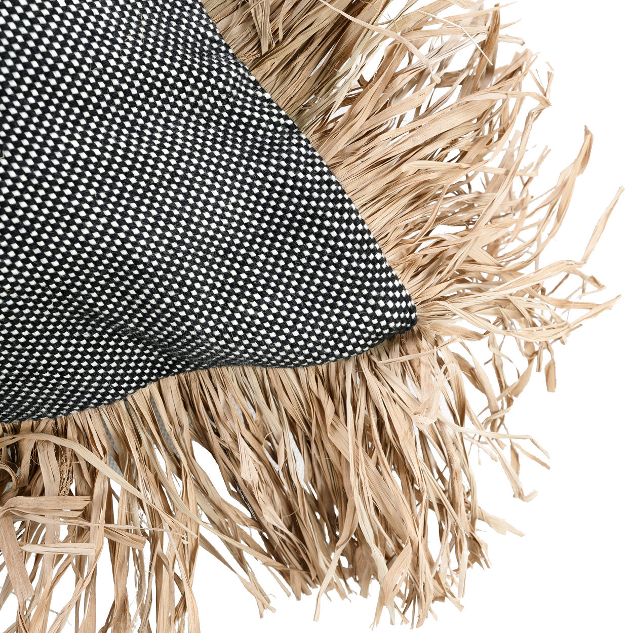 The Cotton Bonita Pillowcase Nature Black 60x60cm