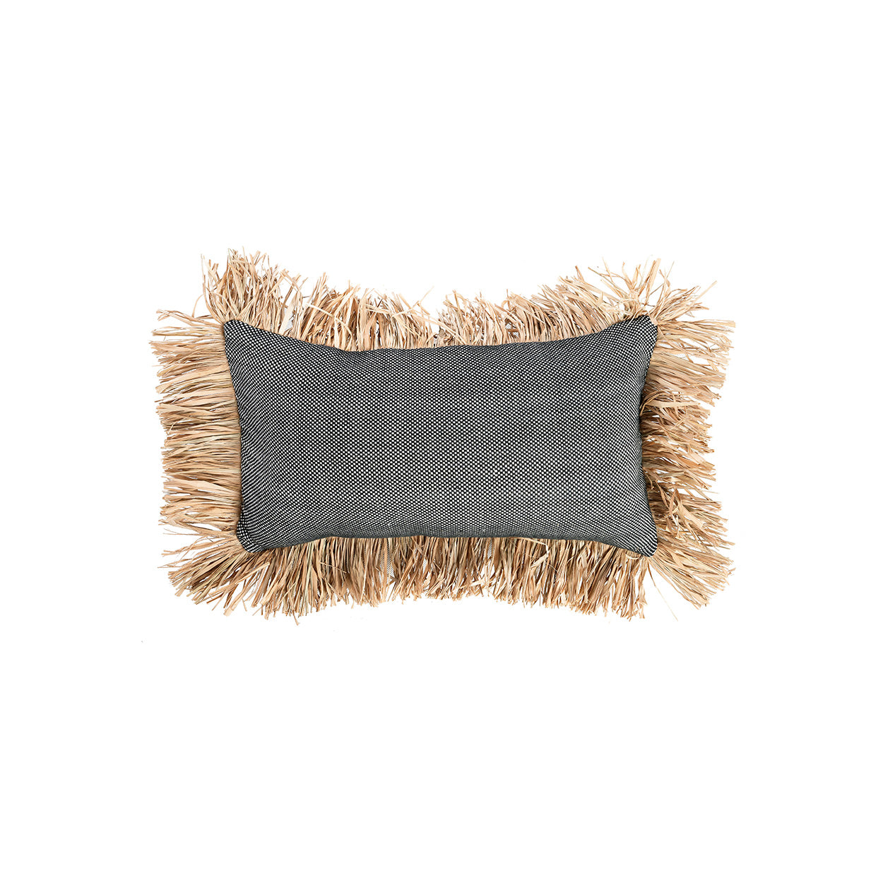 Der Cotton Bonita Kissenbezug Natur Schwarz 30x50cm