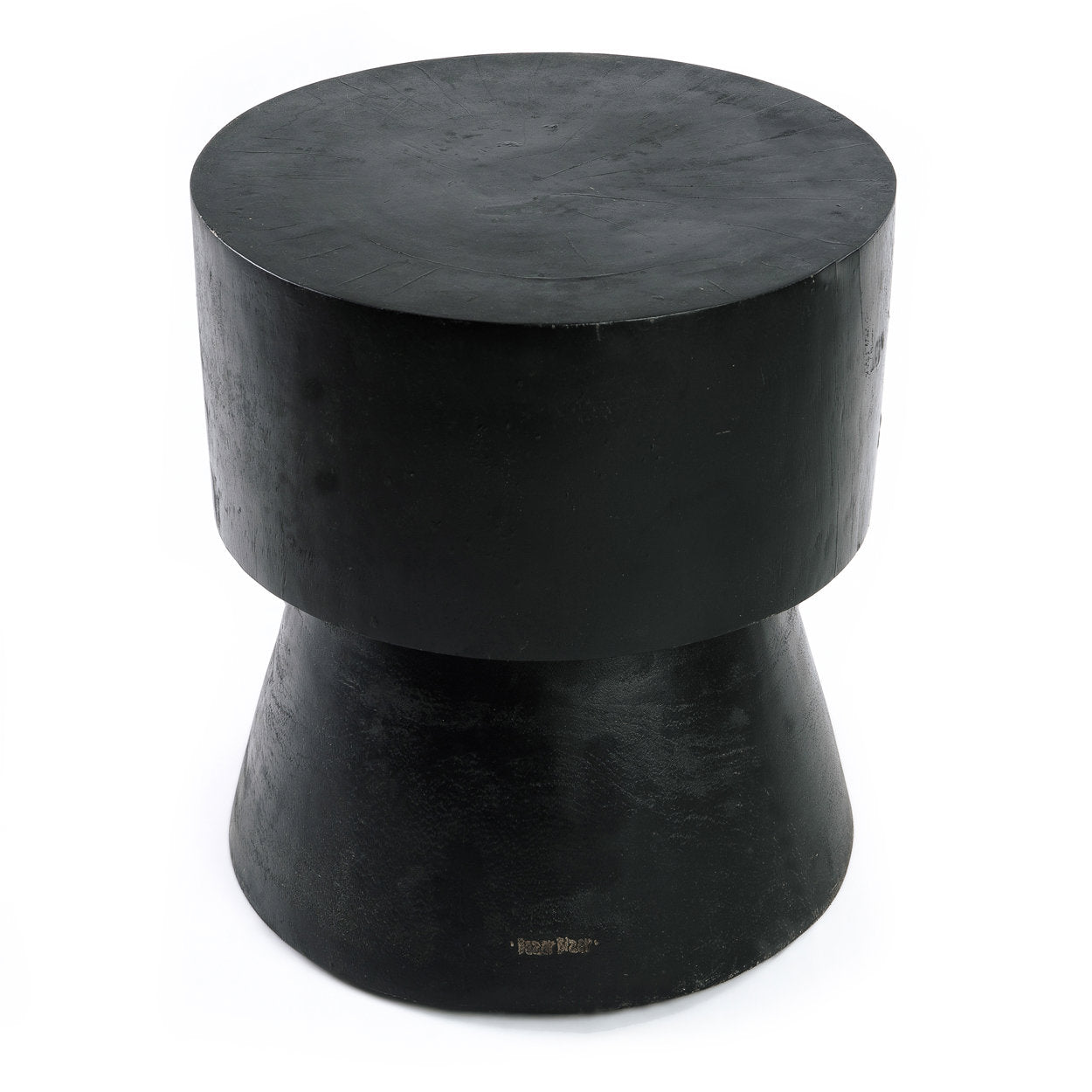 Der Warmi Hocker Schwarz ø40cm