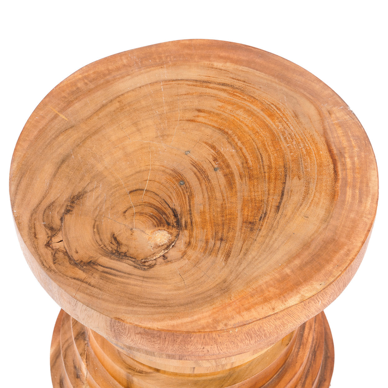 Der Mazu Hocker Natur ø40cm