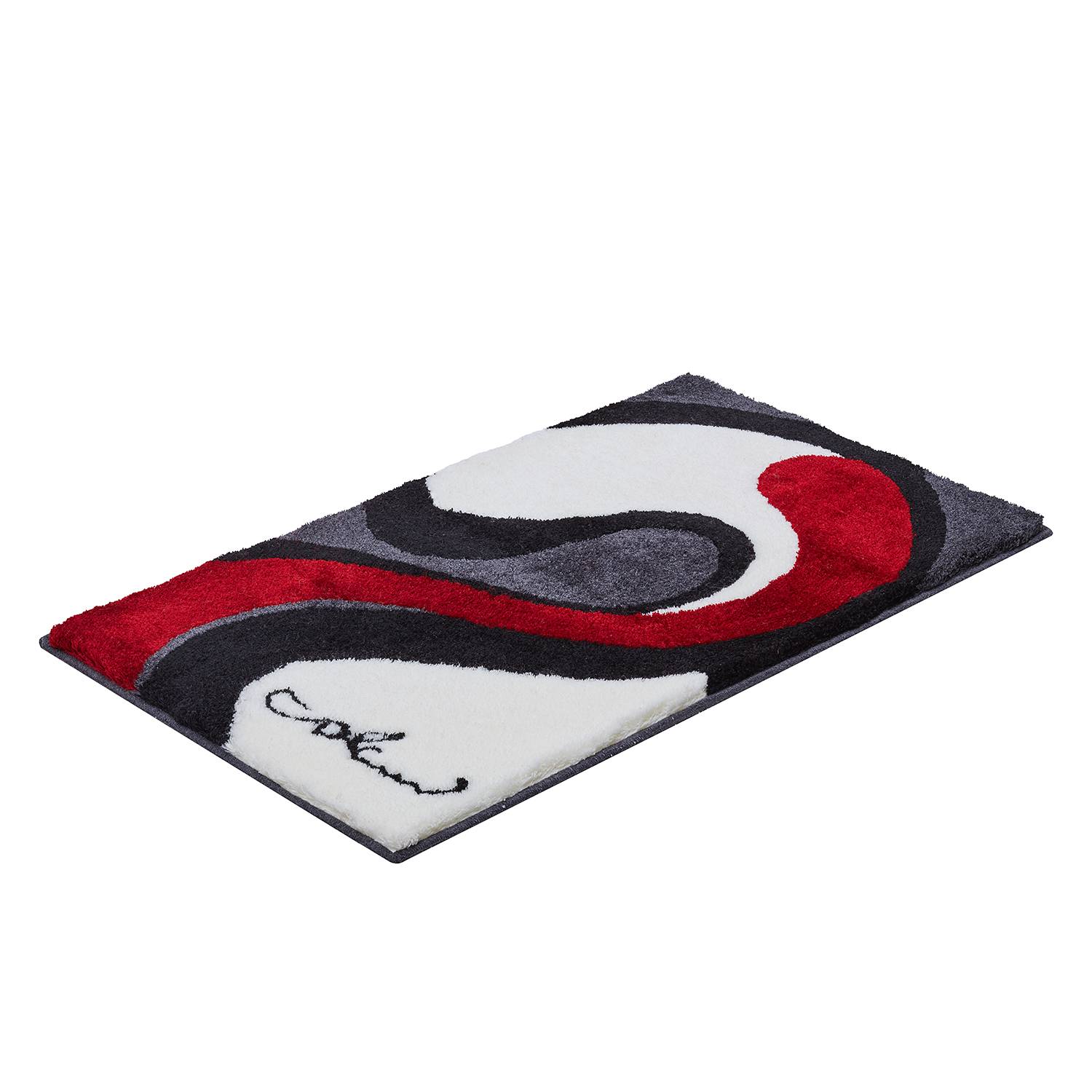 Colani 7B Bath mat Synthetic fiber Gray White