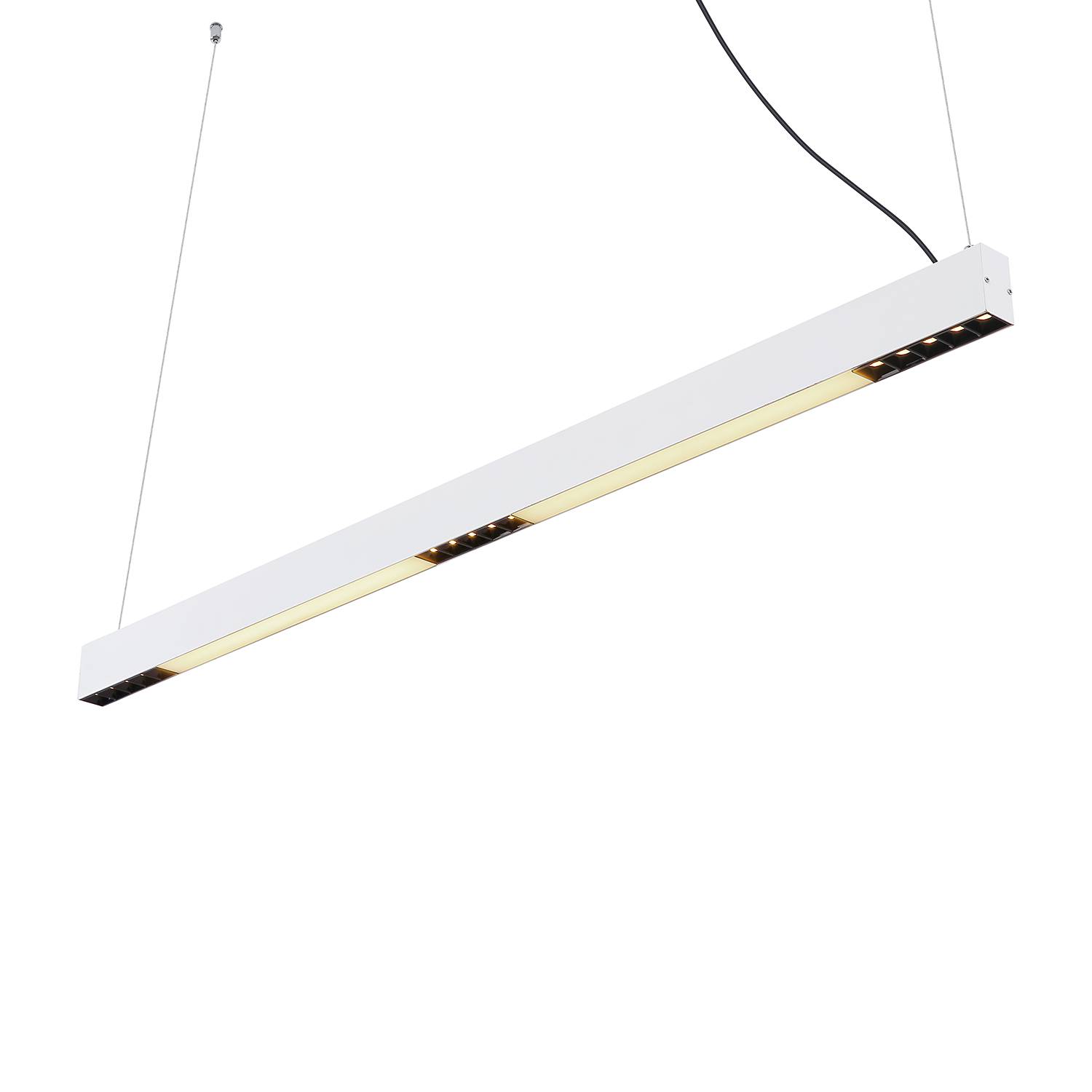 2-Flammig Veyras LED-Pendelleuchte Acrylglas Aluminium