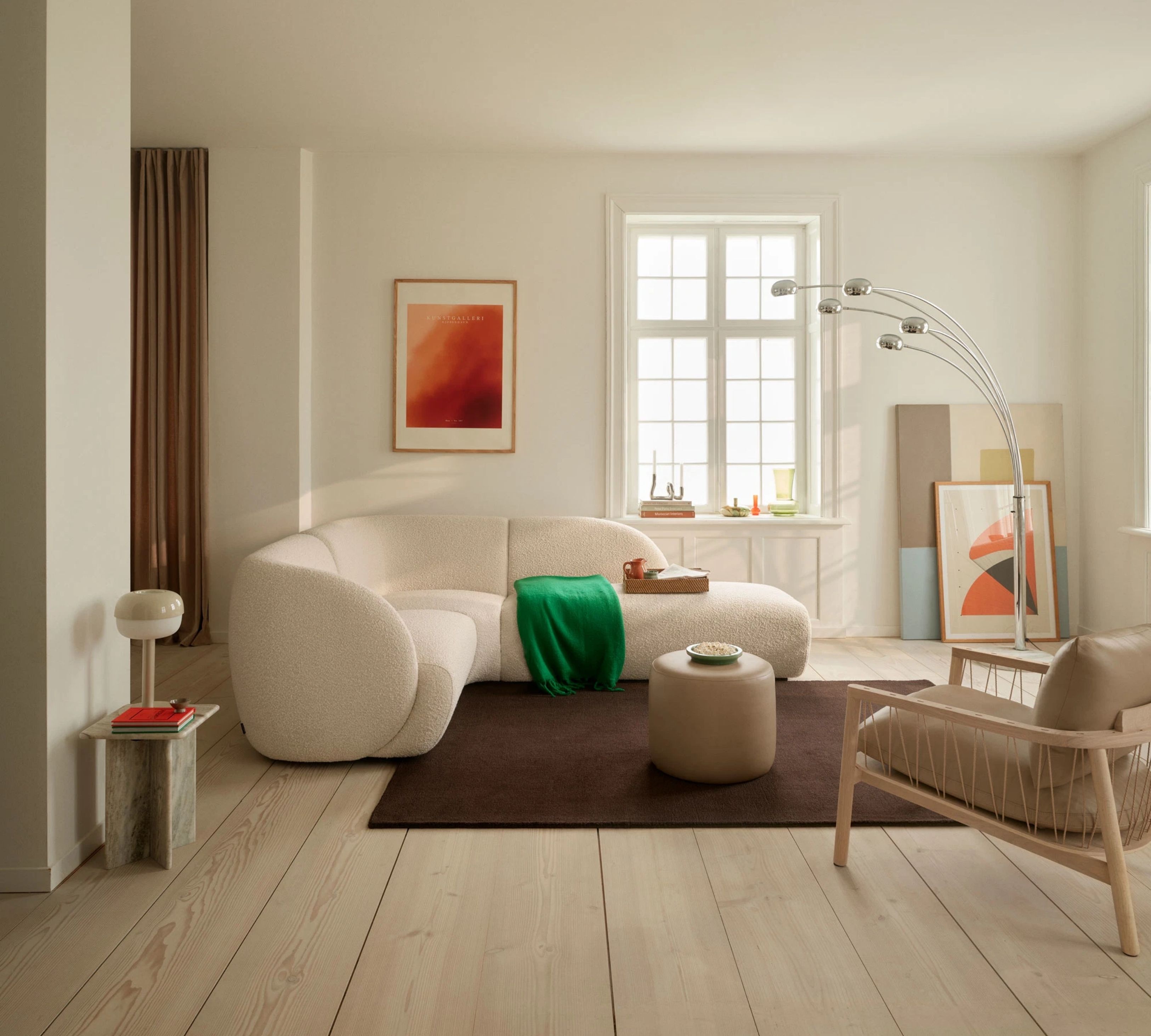 Paula Module 1-Seater Left Maya Cream