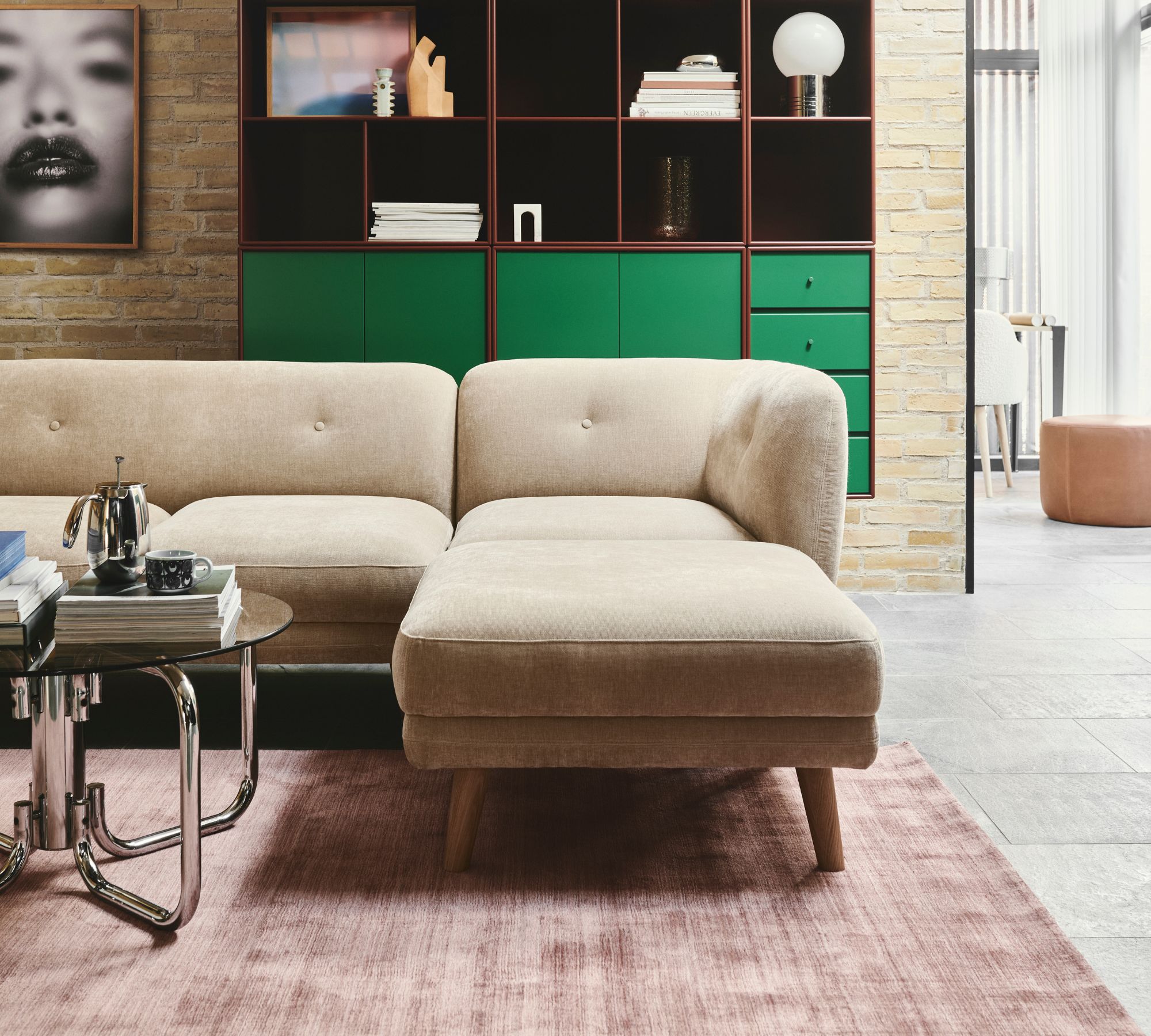 Alfred Footstool Danny Cream