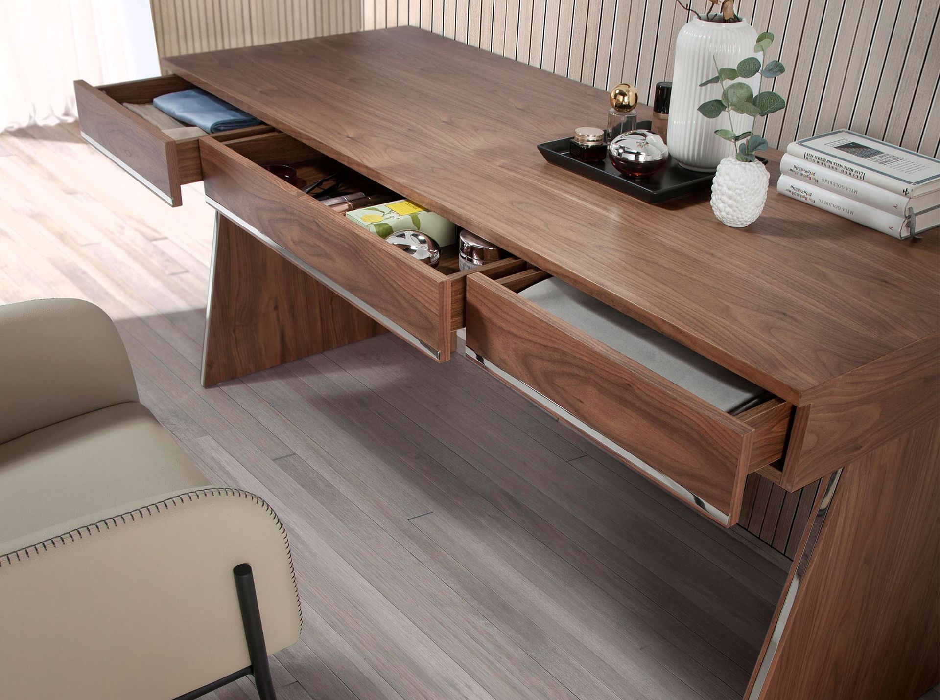Walnut desk 3217