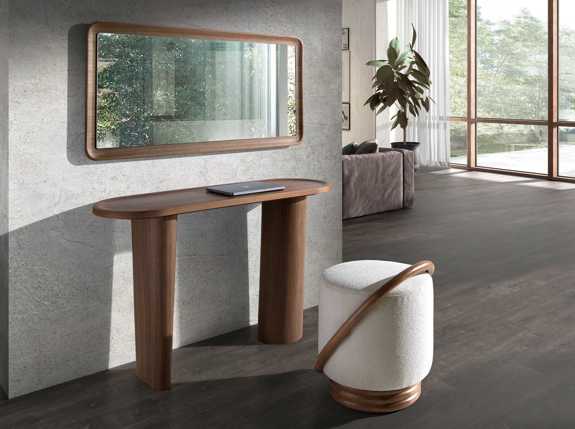 Wall mirror 3248 Brown