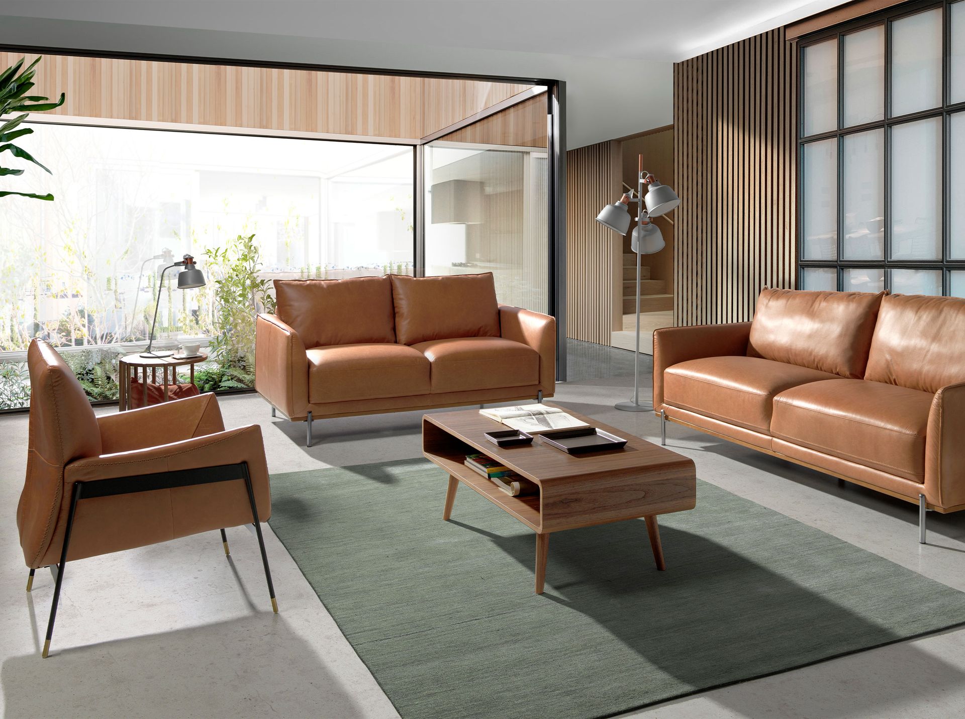 Armchair 5091 Leather Brown
