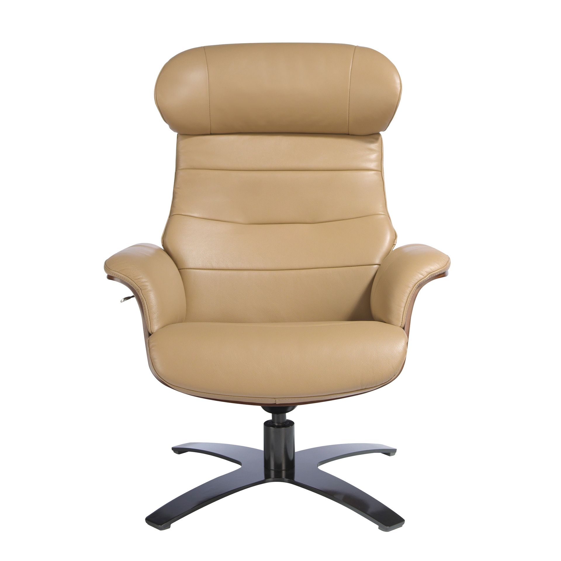 Sessel 5087 Drehbar Leder Sand