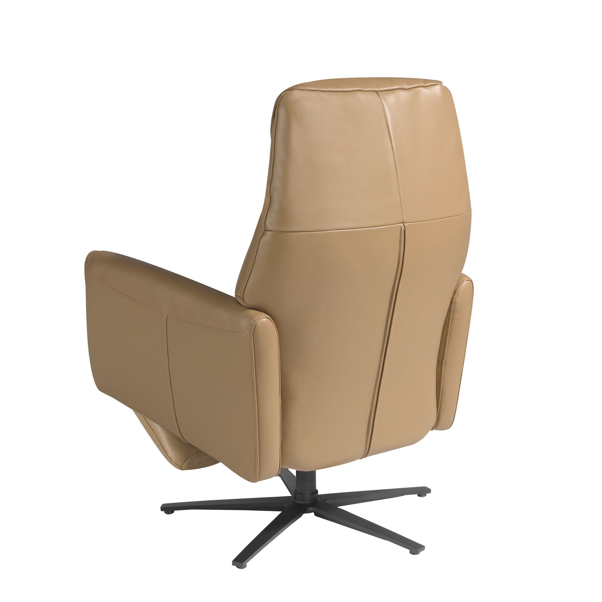 Relax Sessel 5086 Drehbar Leder Sand