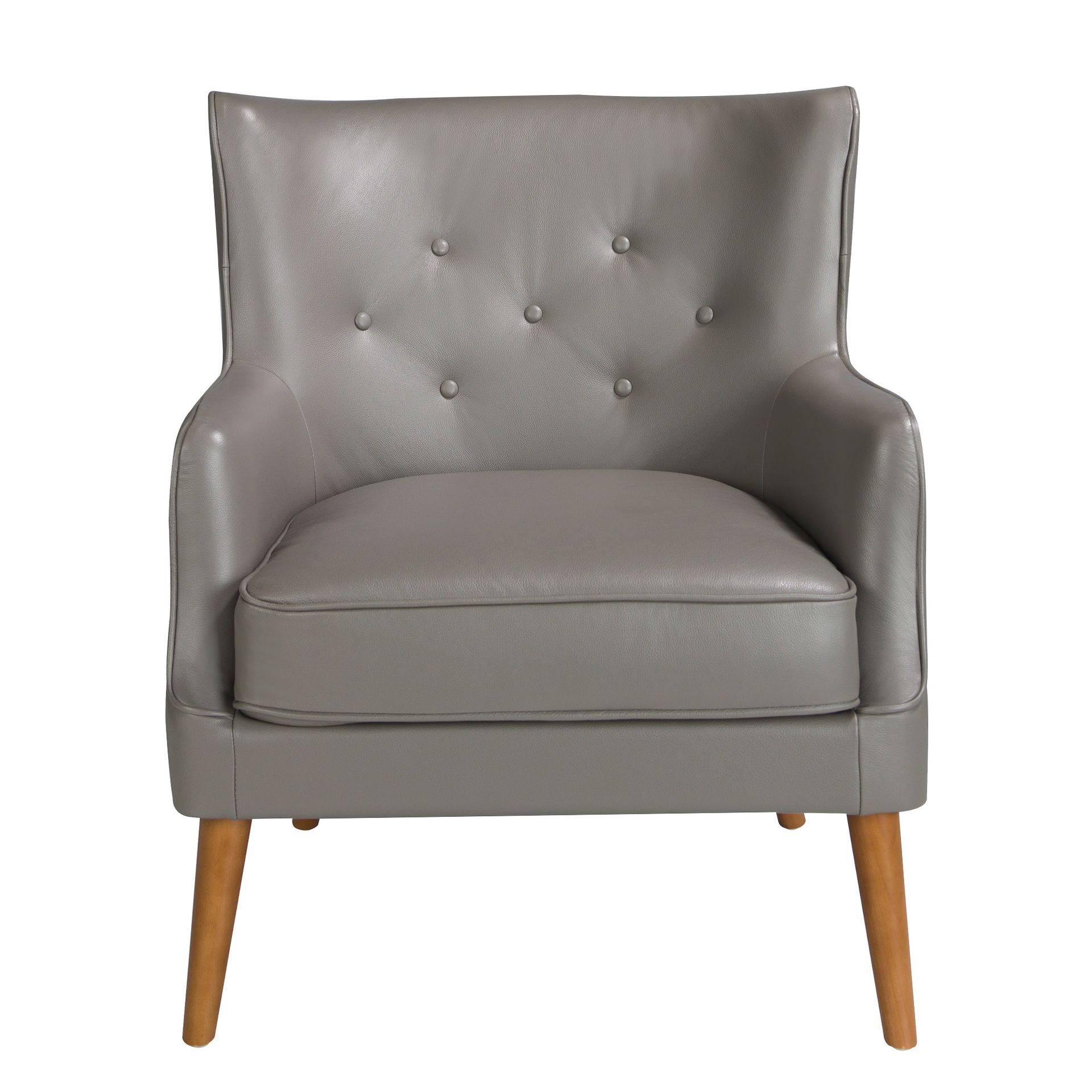 Chester Armchair 5085 Leather Dark Grey