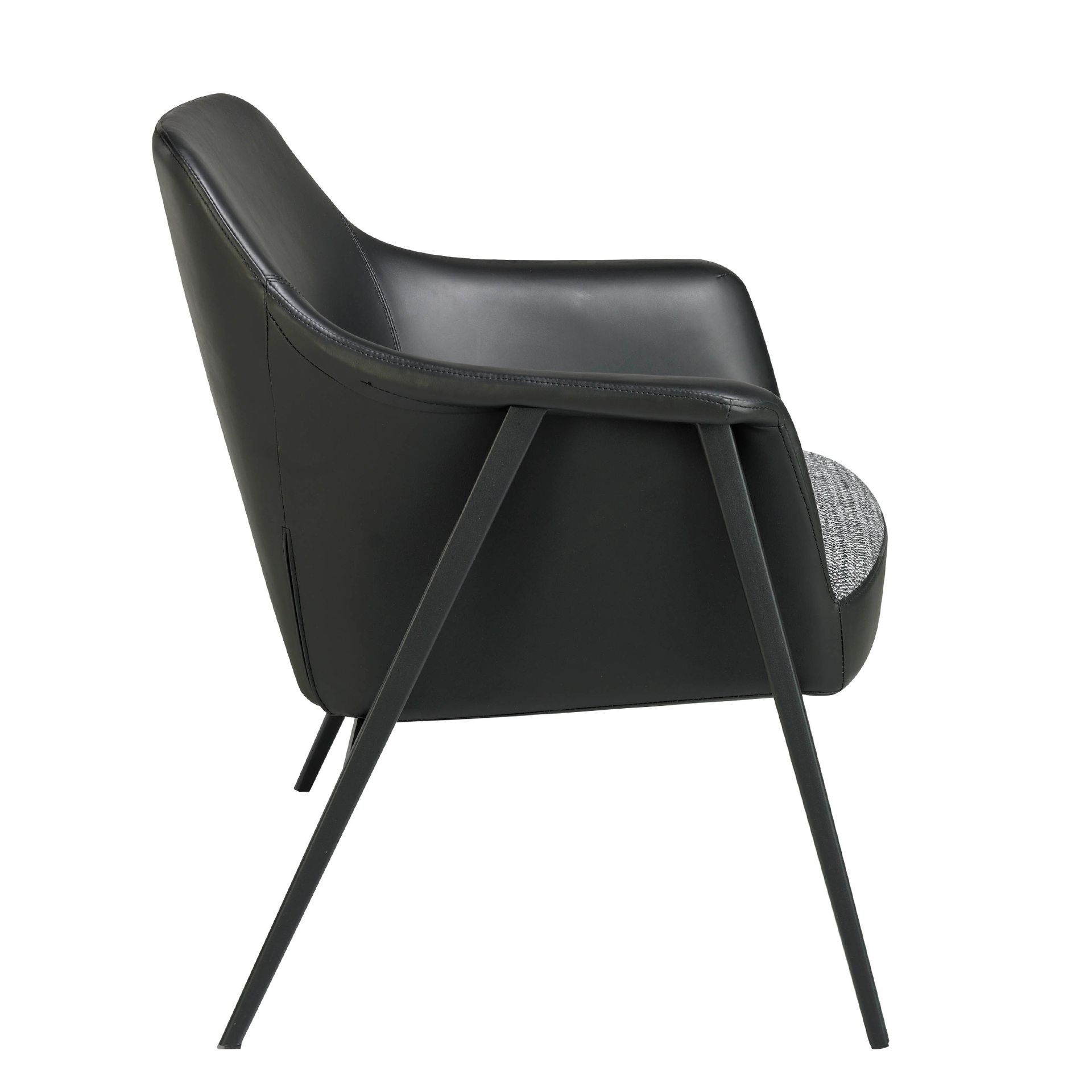 Armchair 5080 Faux Leather Black