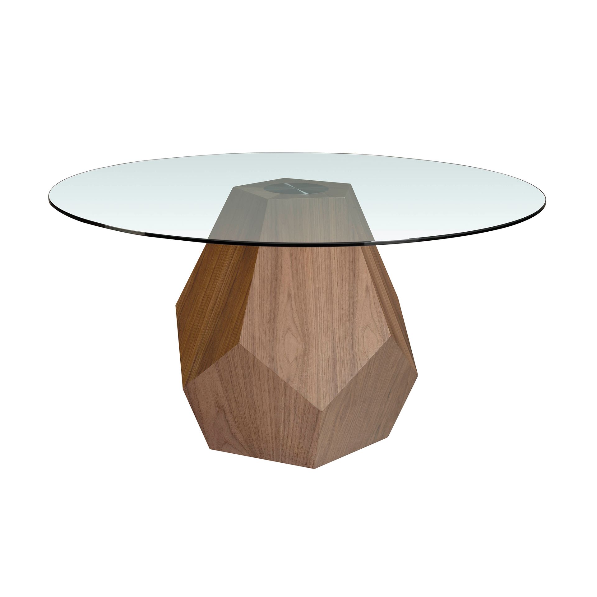 Dining table 1093 Glass Brown