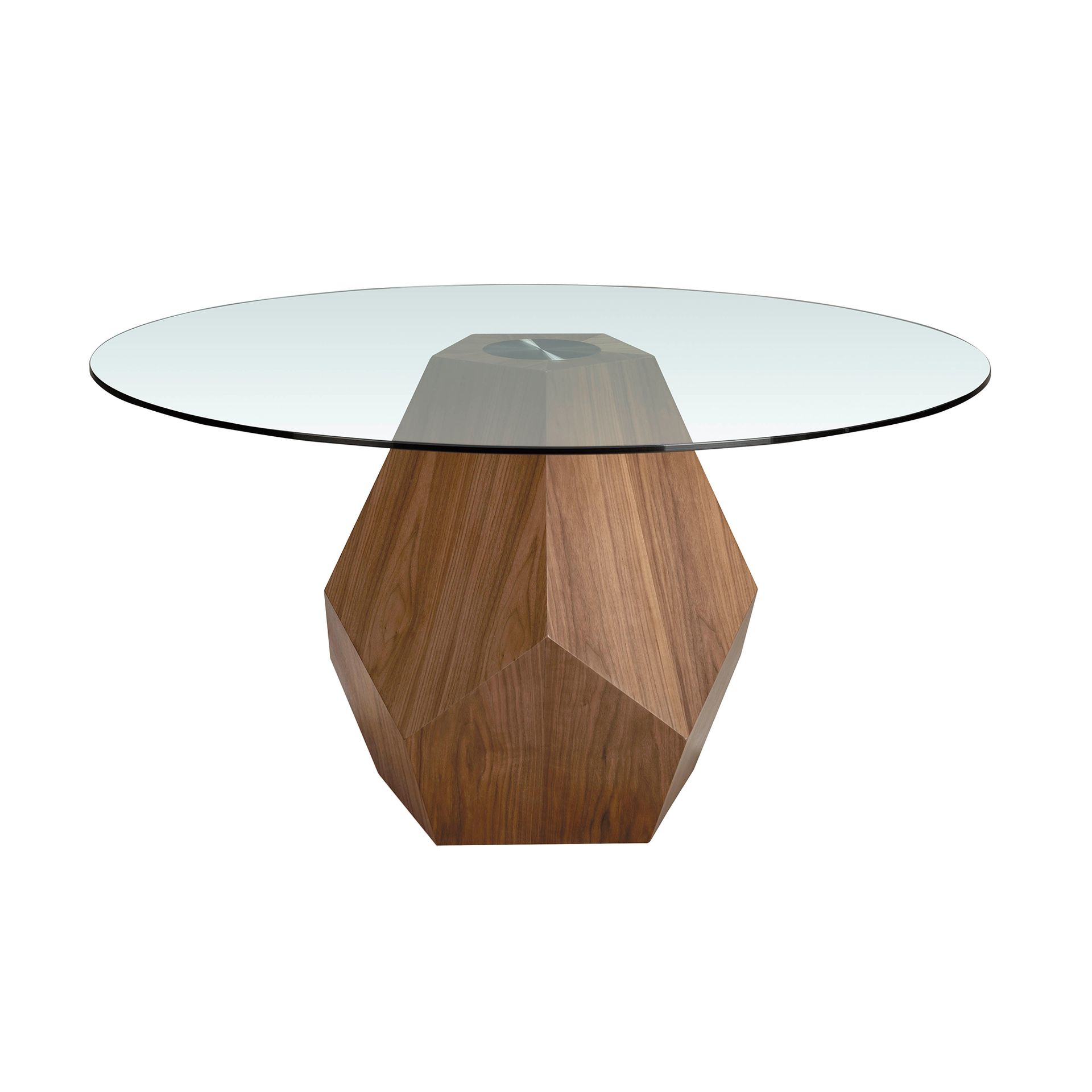 Dining table 1093 Glass Brown