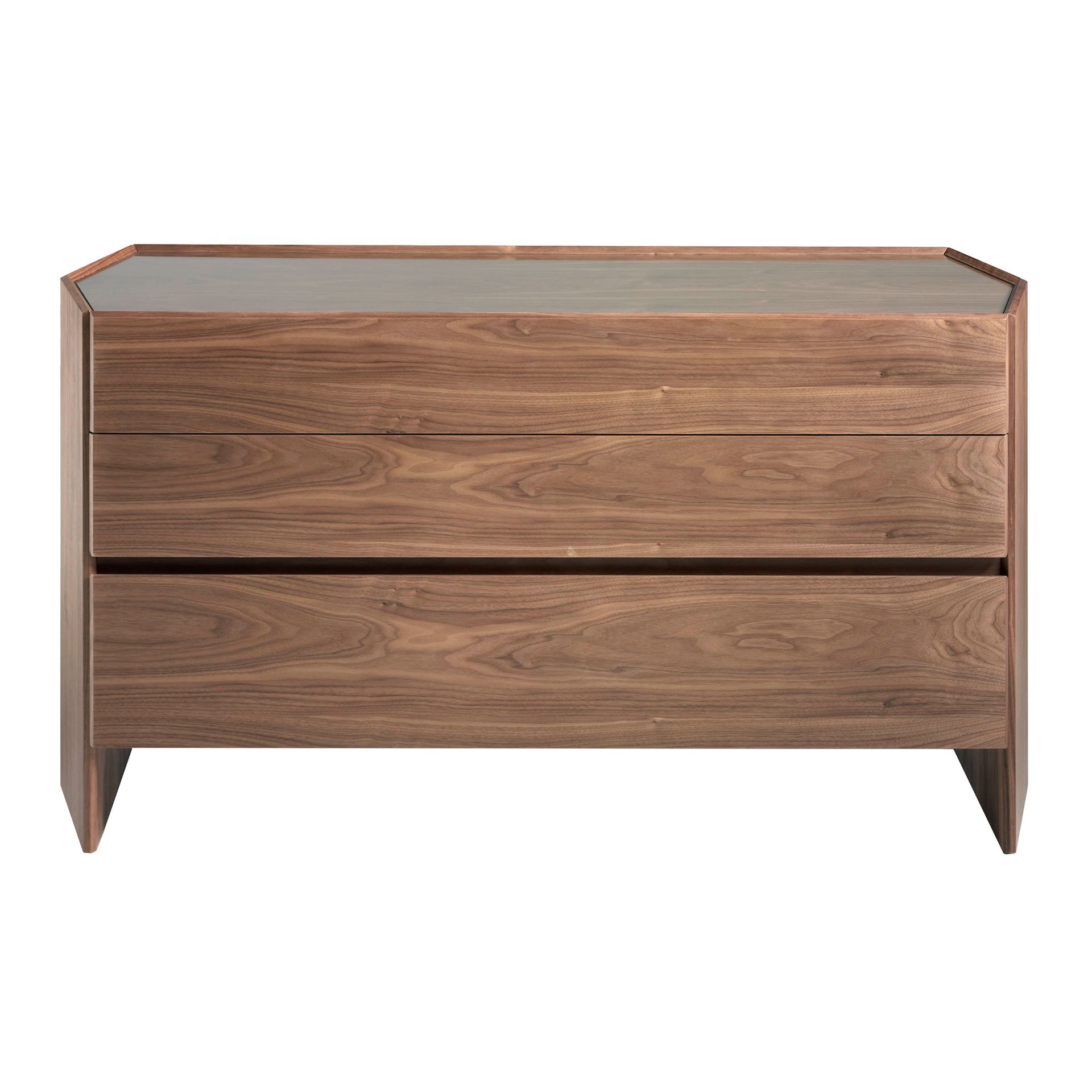 Kommode 7073 Glas Braun