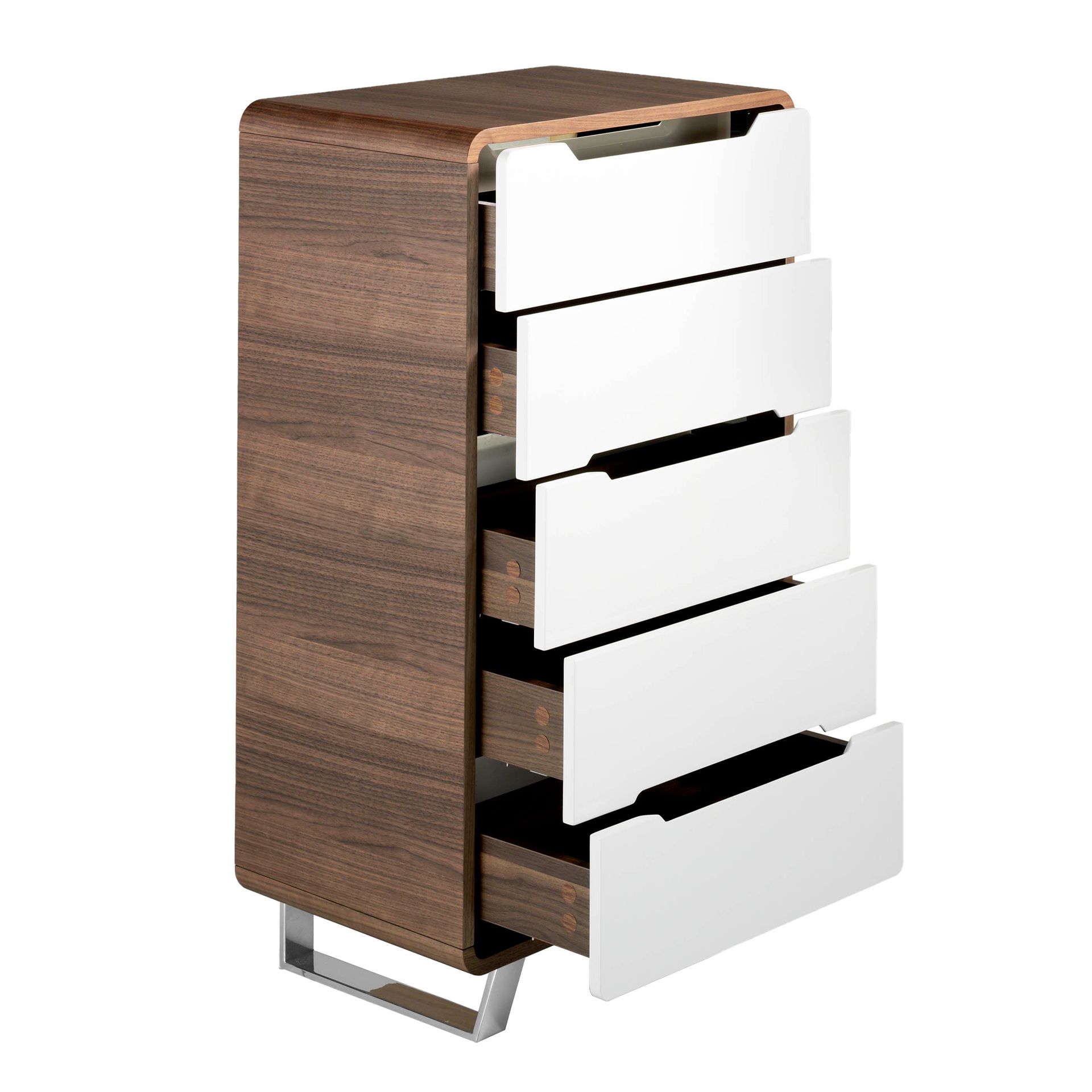 Chest of drawers 7111 Brown White