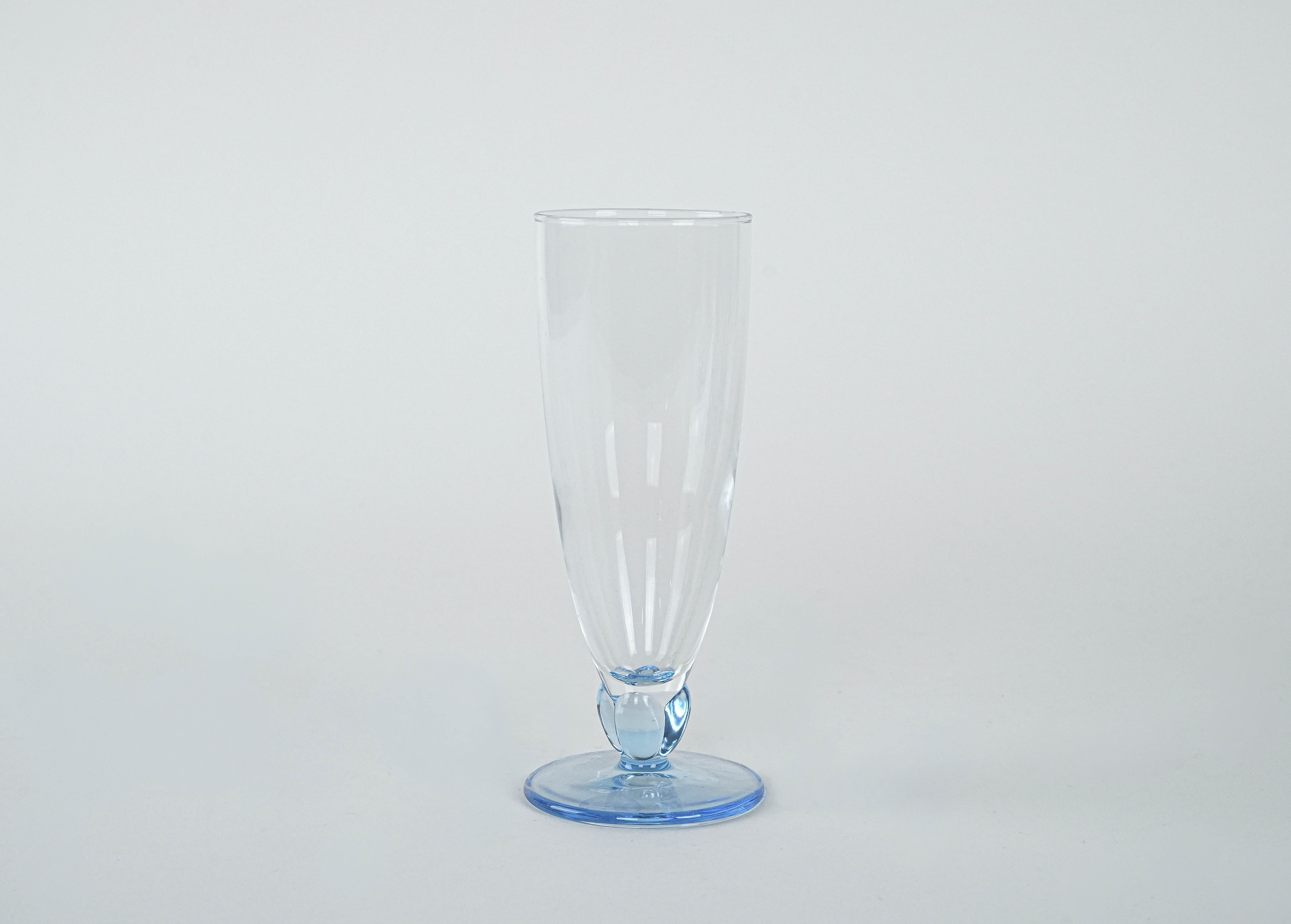 Sekttulpen-Set Transparent 1980er Jahre