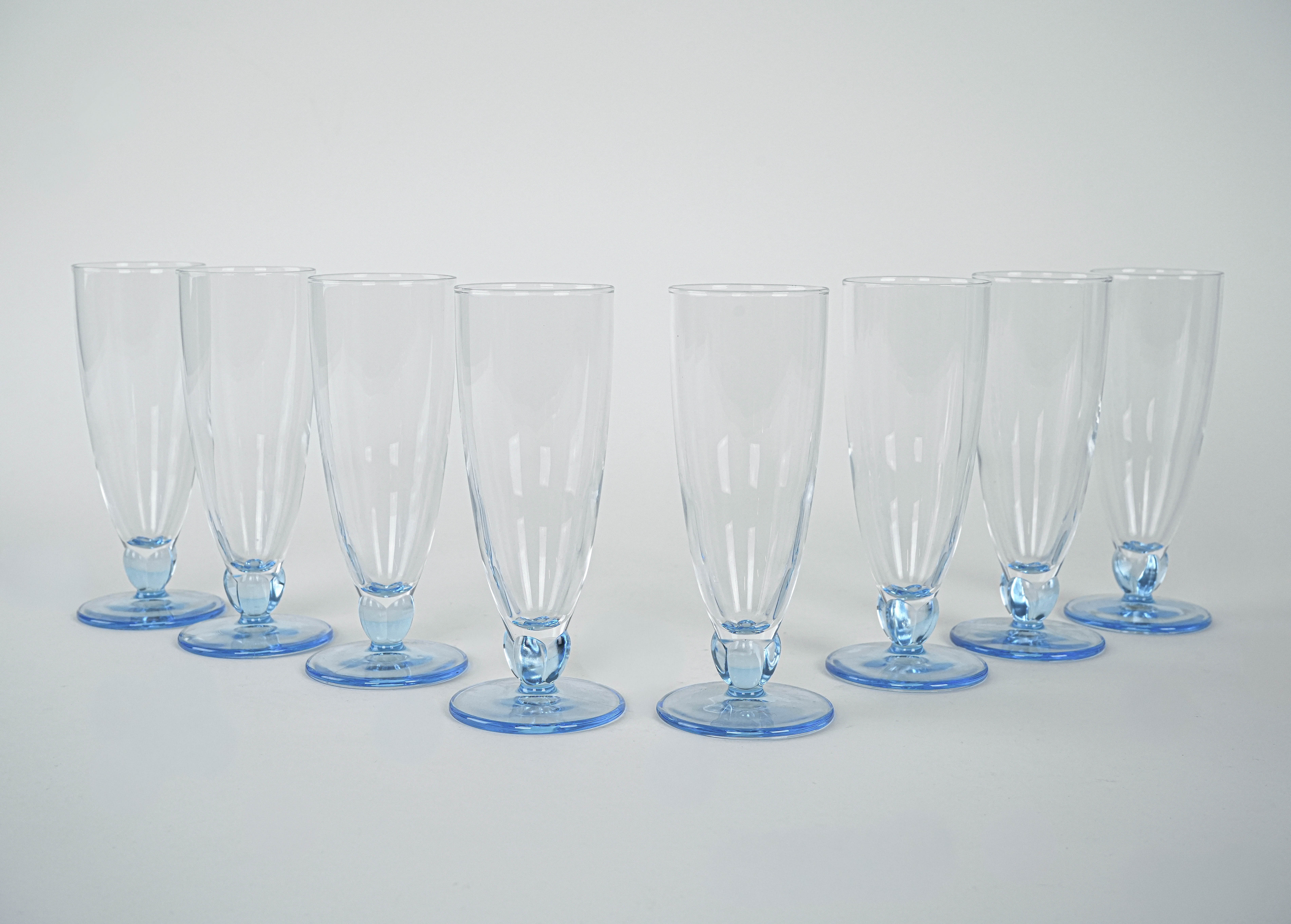 Sparkling Tulips Set Transparent 1980s