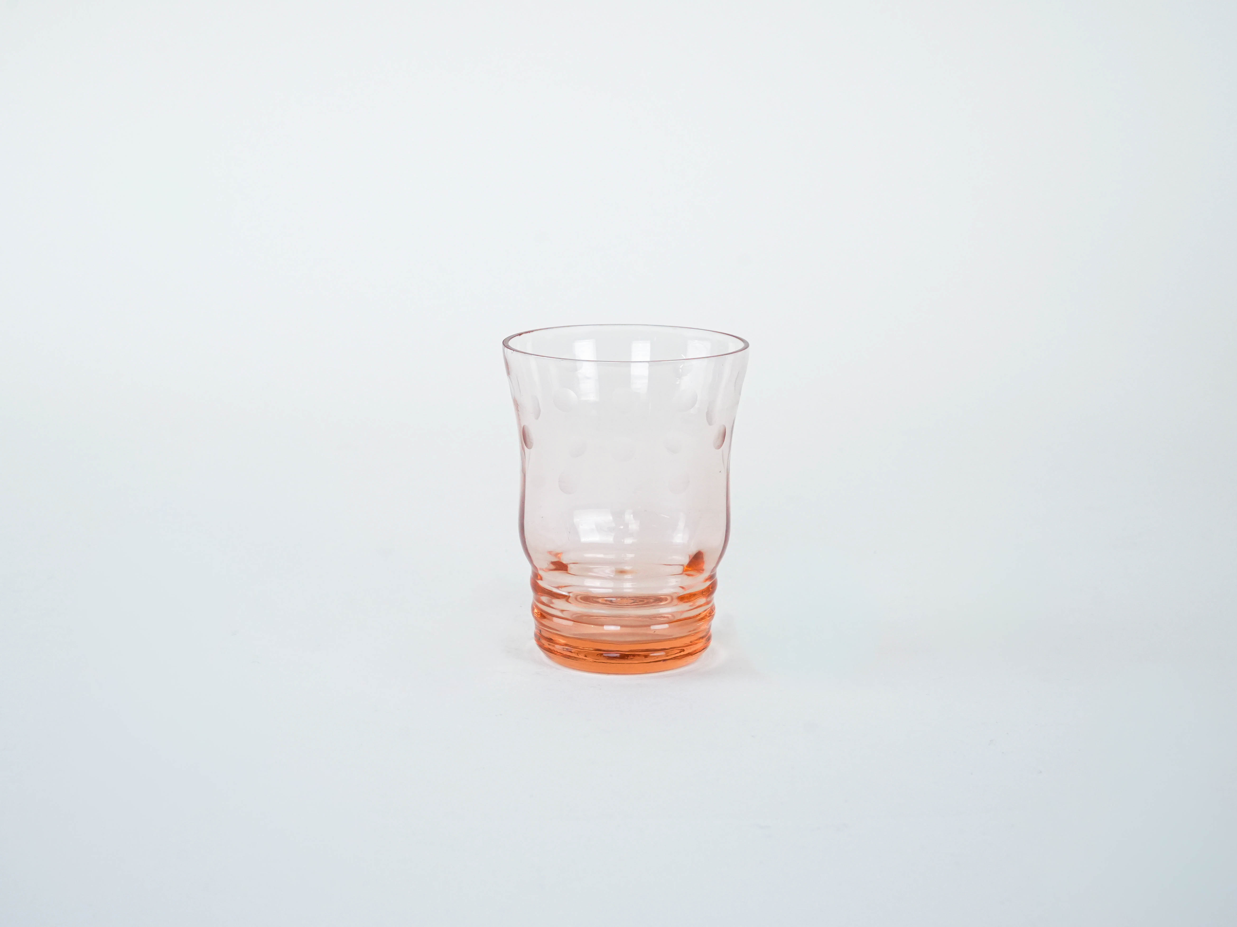 Glass and Decanter Set Transparent 1970s