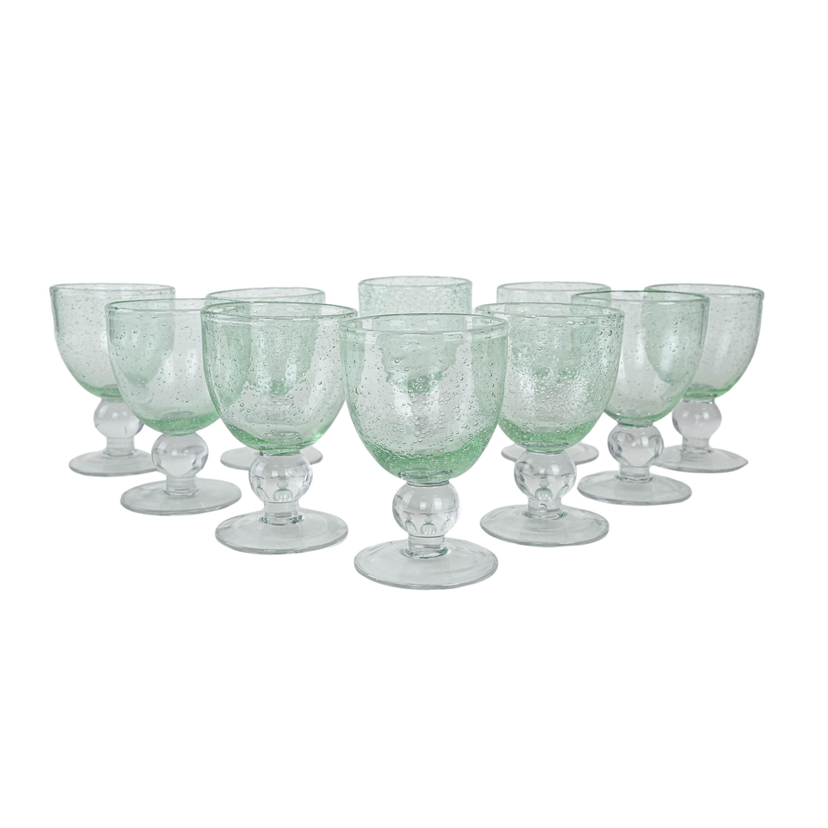 Bubble Champagne glasses-Set Transparent 1970s