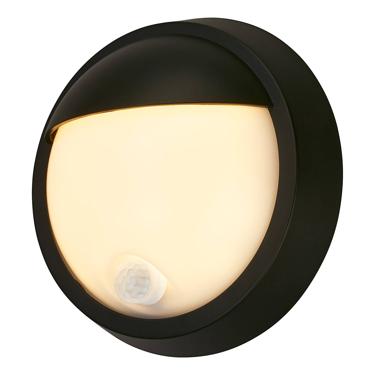 LED-Wandleuchte 1-flammig Aluminium Schwarz