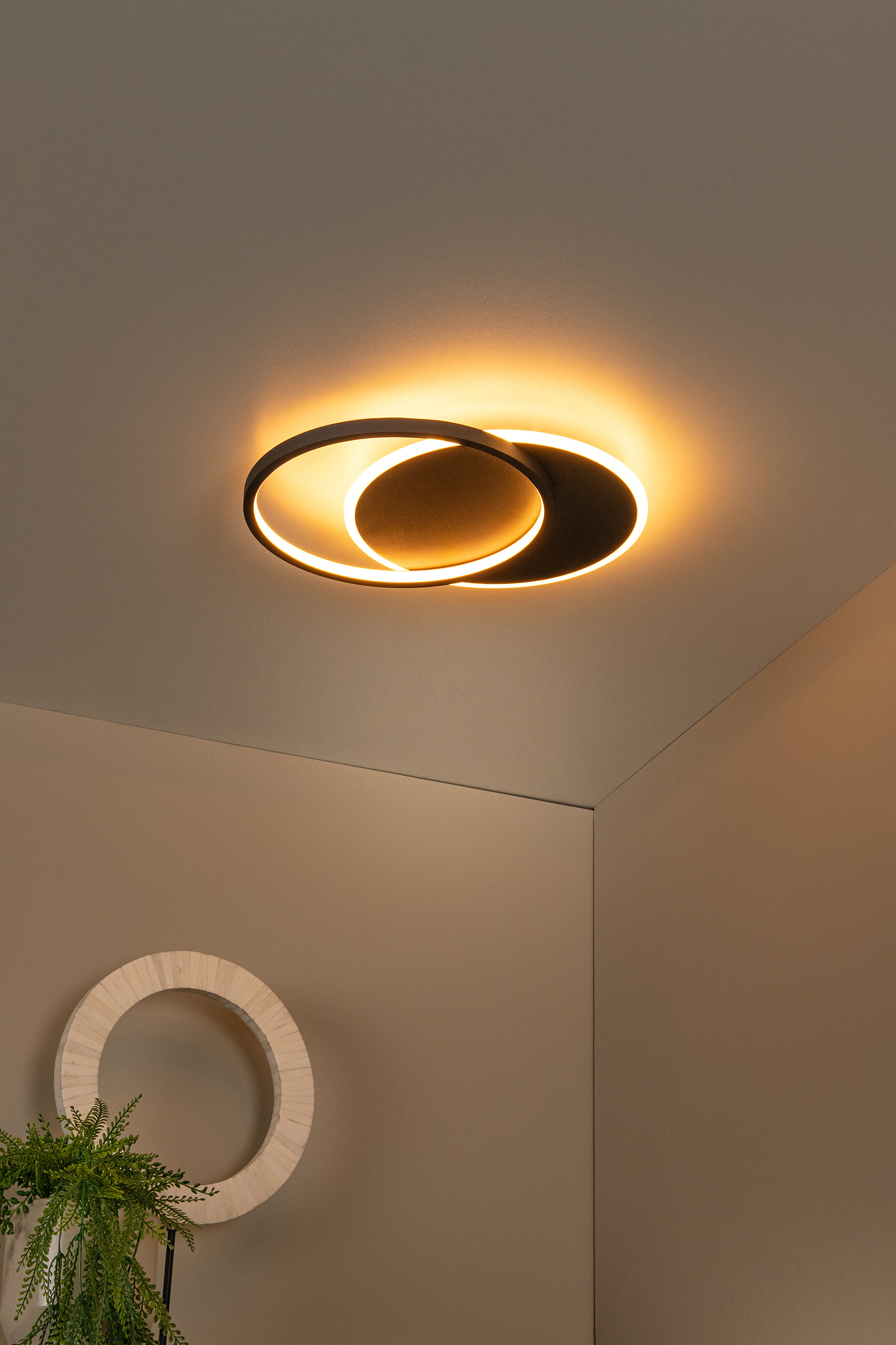 Axelle LED-Deckenleuchte  Schwarz