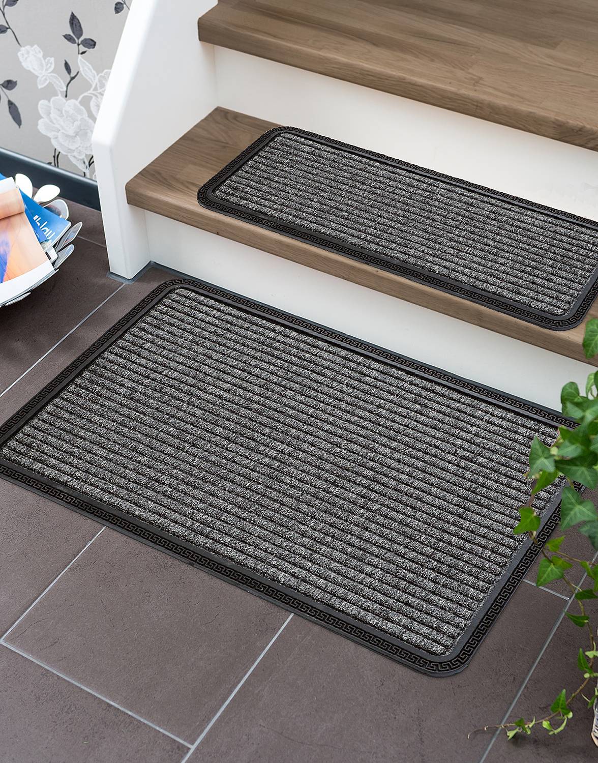 Border Star doormat Polypropylene Gray