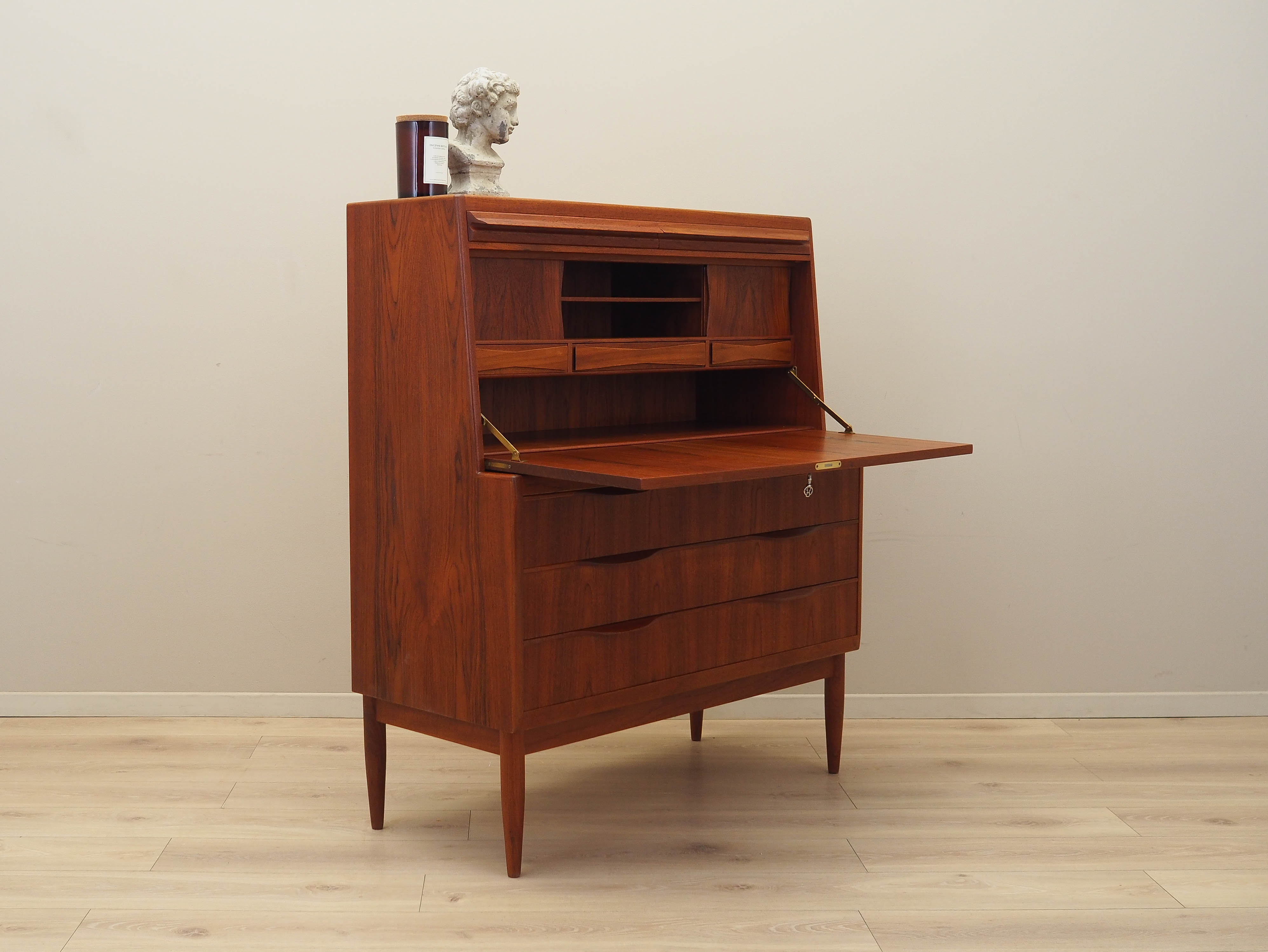Teak secretaire 1960s Brown