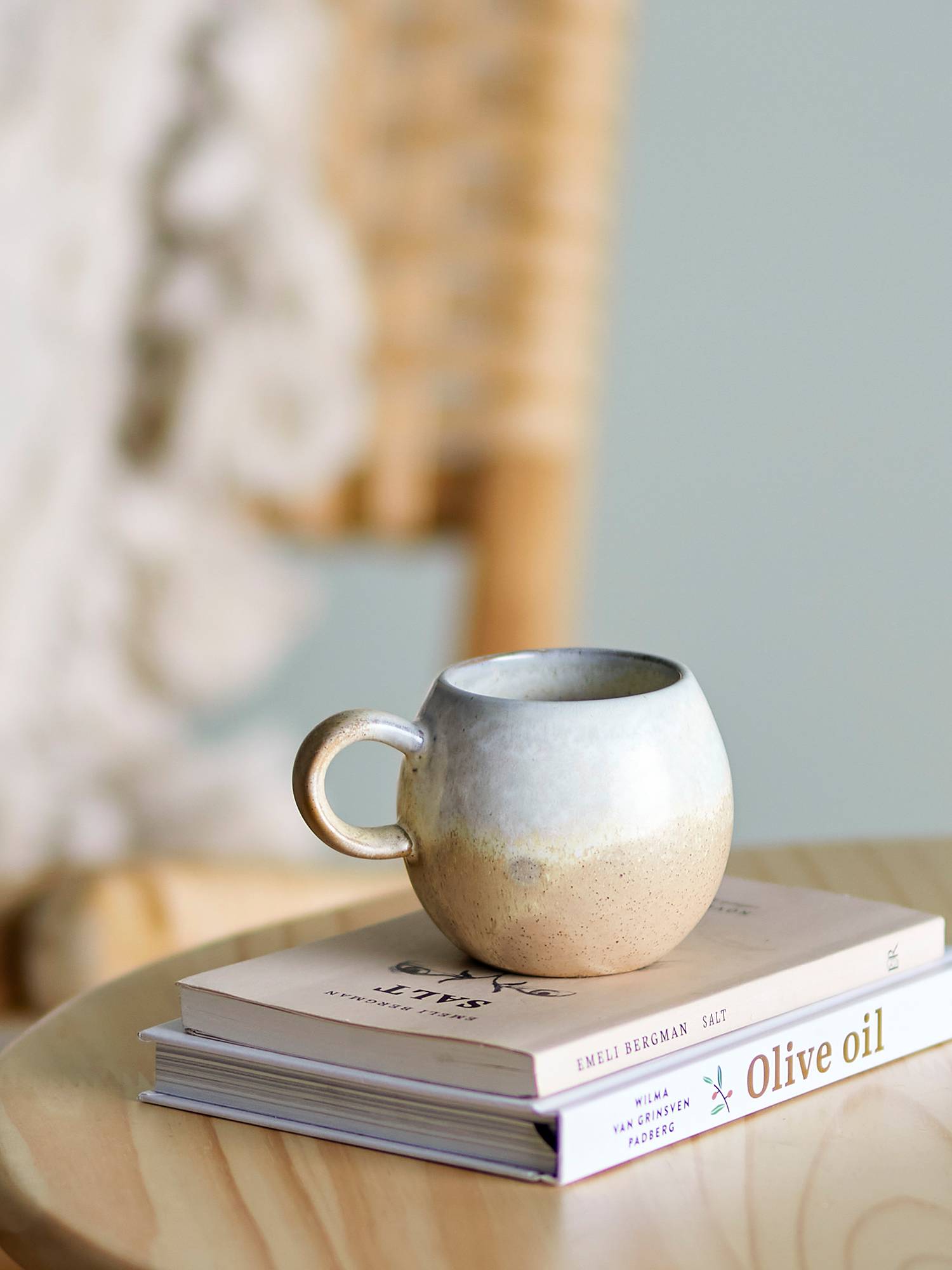 4x Cup Paula Stoneware Grey