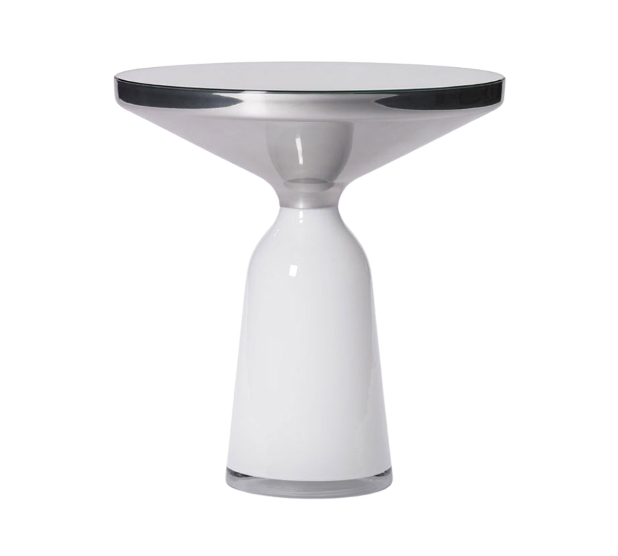 Bell Side Table Metal White