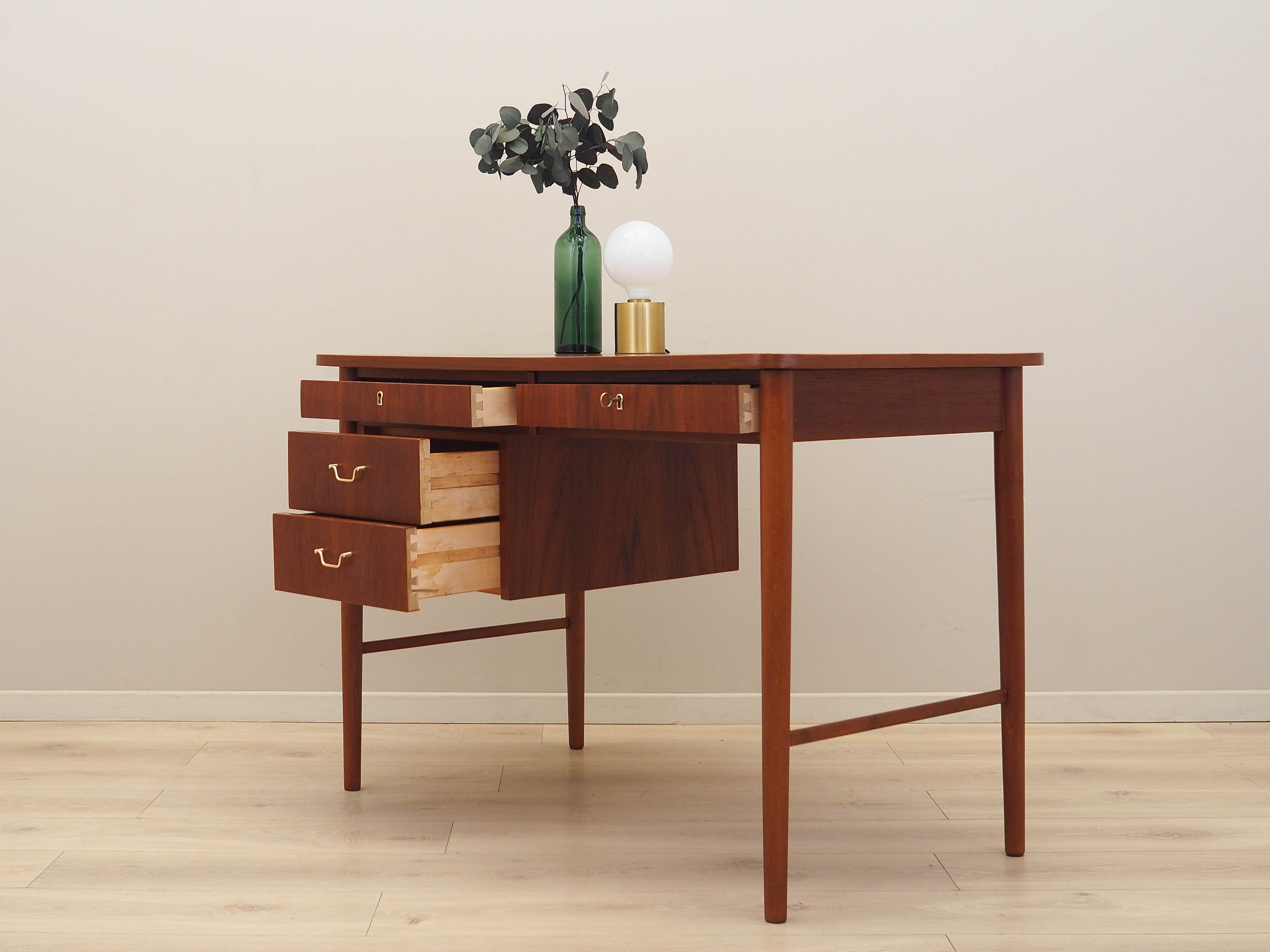 Teak desk Brown 1960s