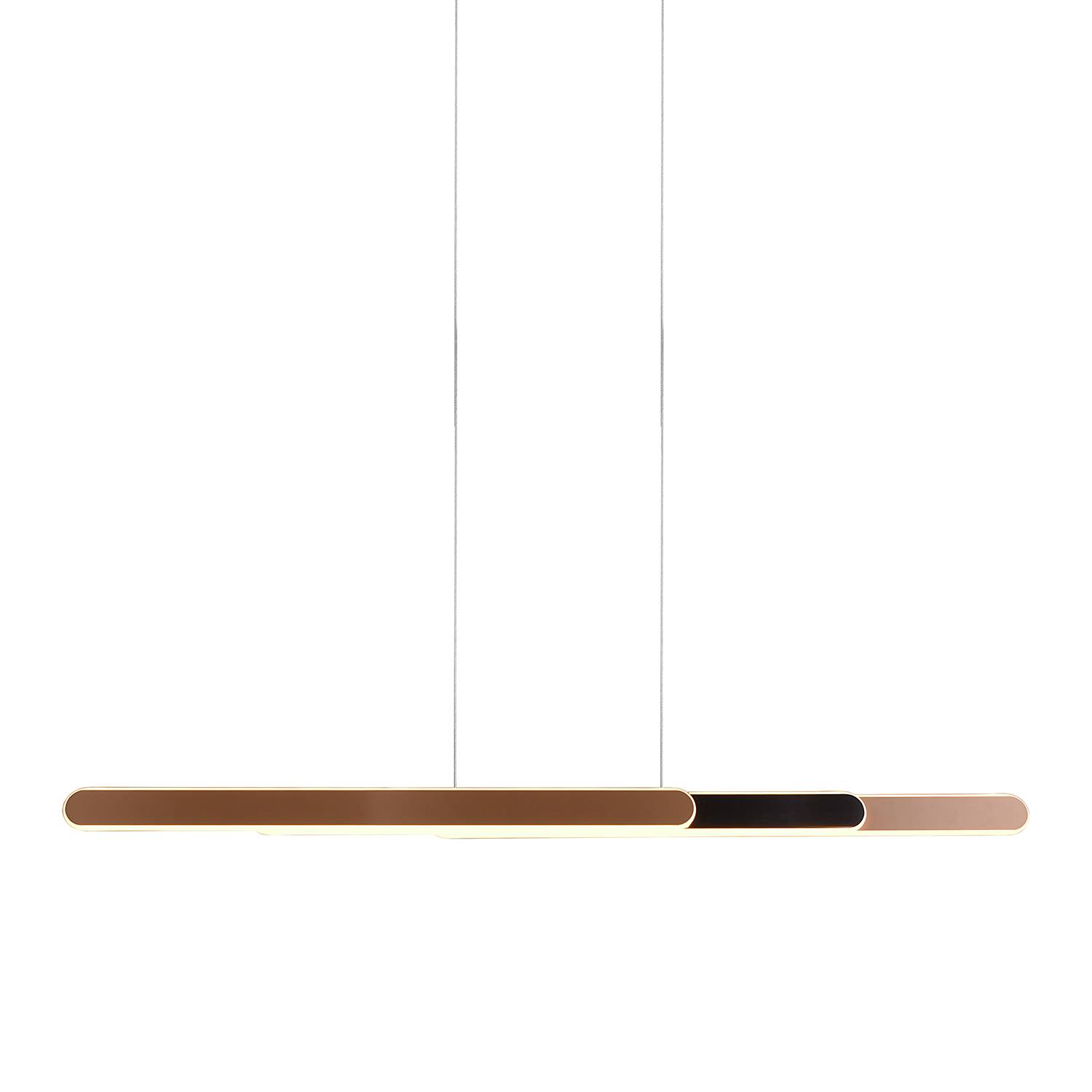 1-Light Helios LED Pendant Light Iron Brown