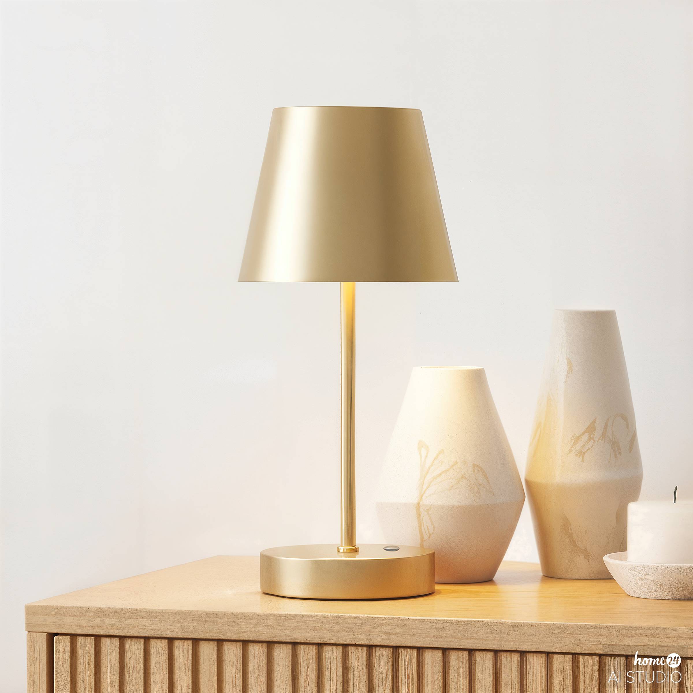 Dros Cordless Table Lamp Dimmable Gold