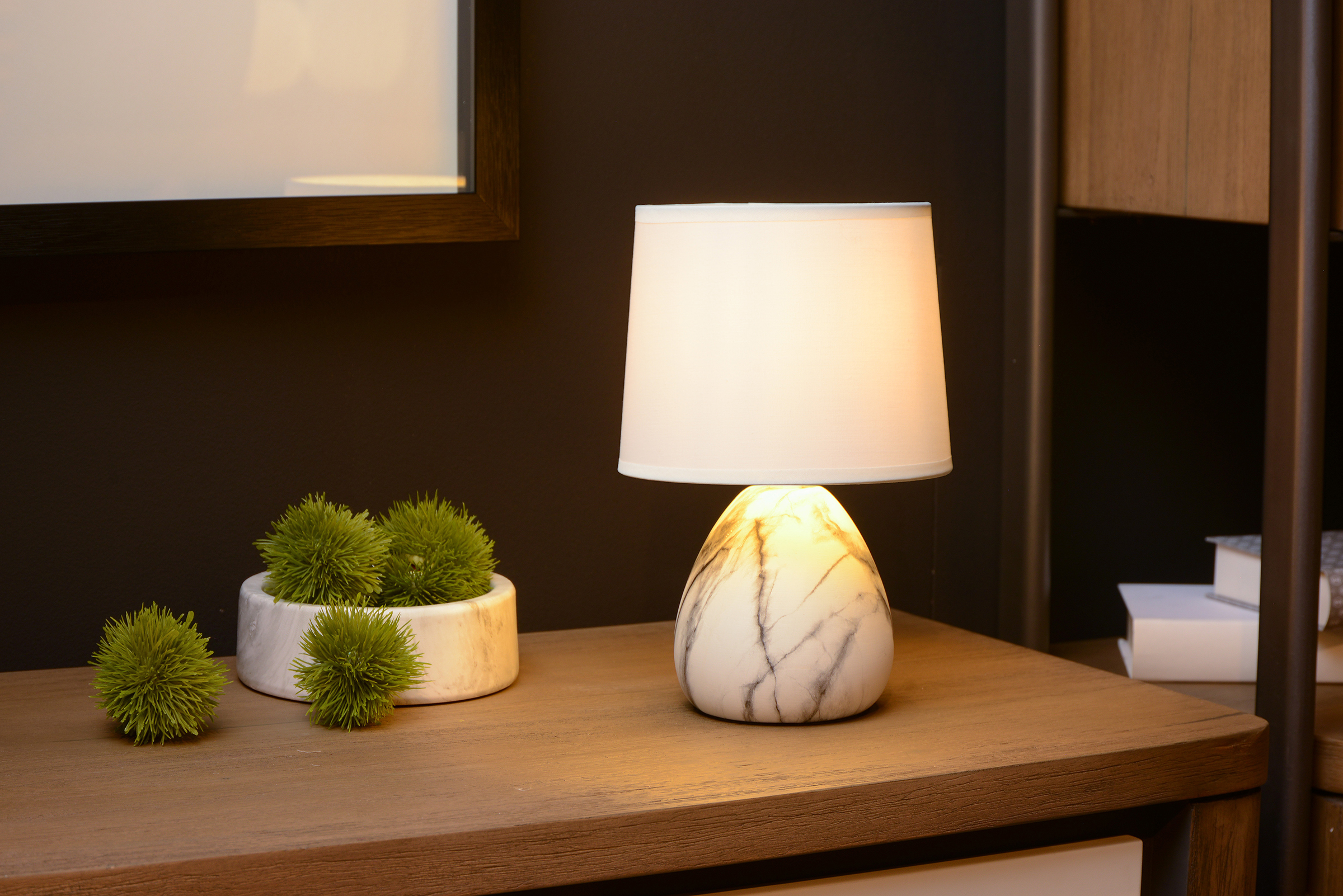 Marmo Table Lamp Ceramic Black