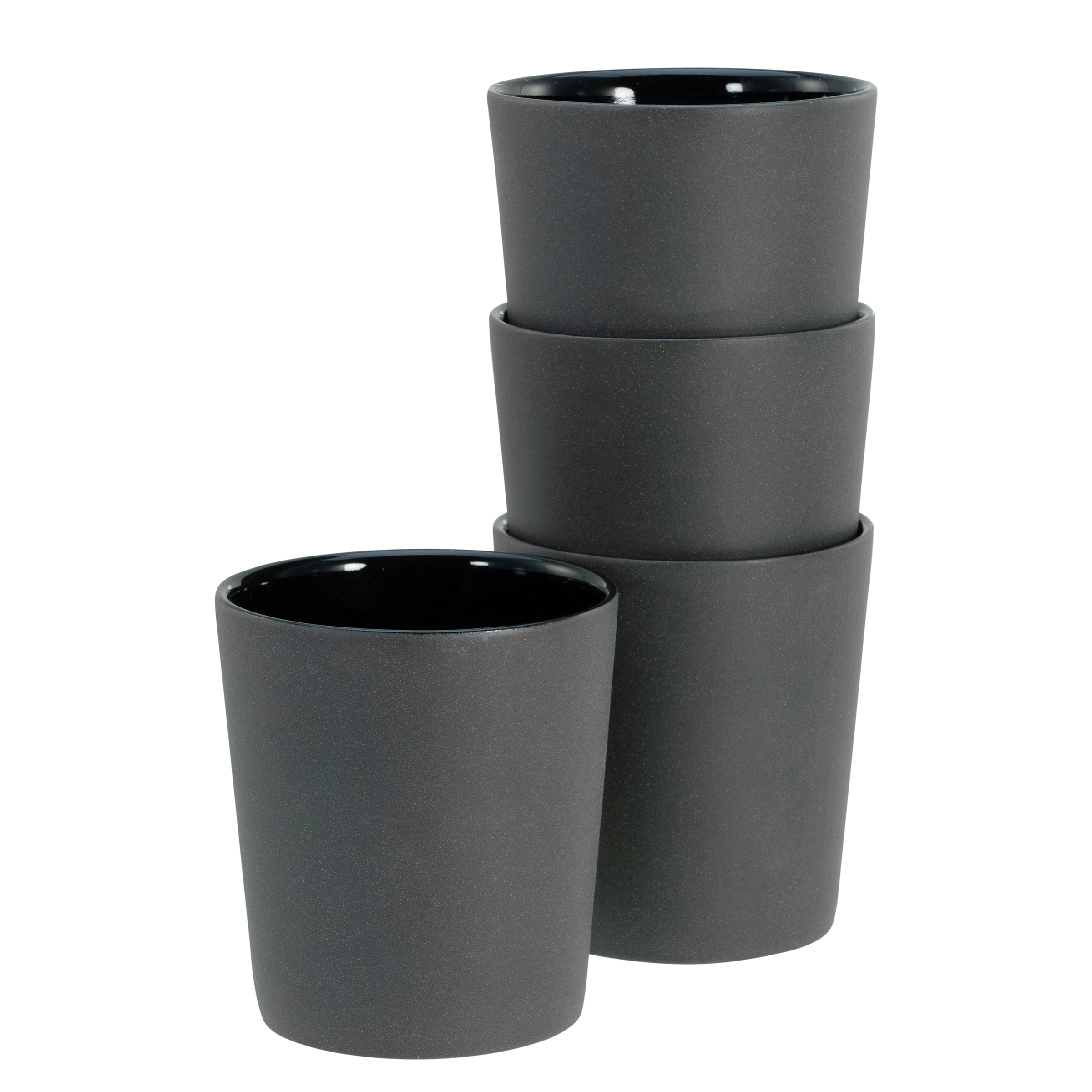Futuro Kaffeebecher Steinzeug Schwarz