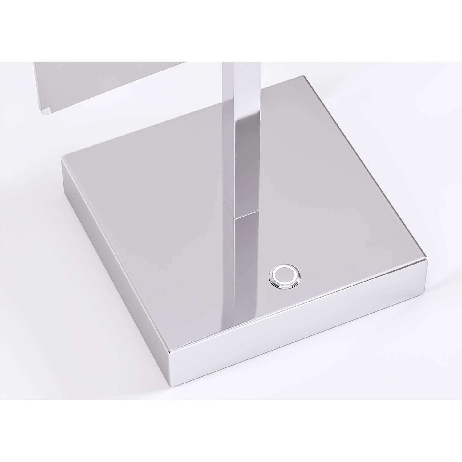 Paros Kosmetikspiegel mit Beleuchtung Aluminium Chrom