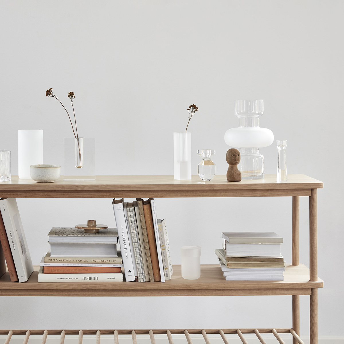 Beam Side Table Blue