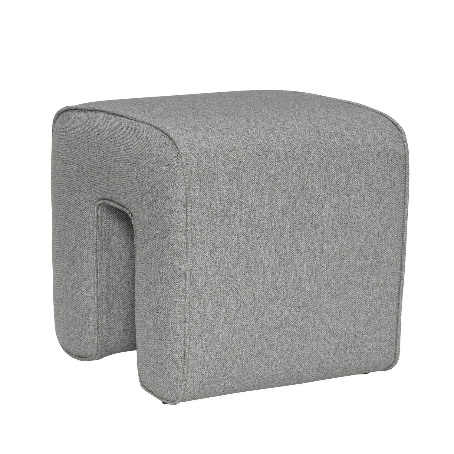 Sculpture Pouf Grau