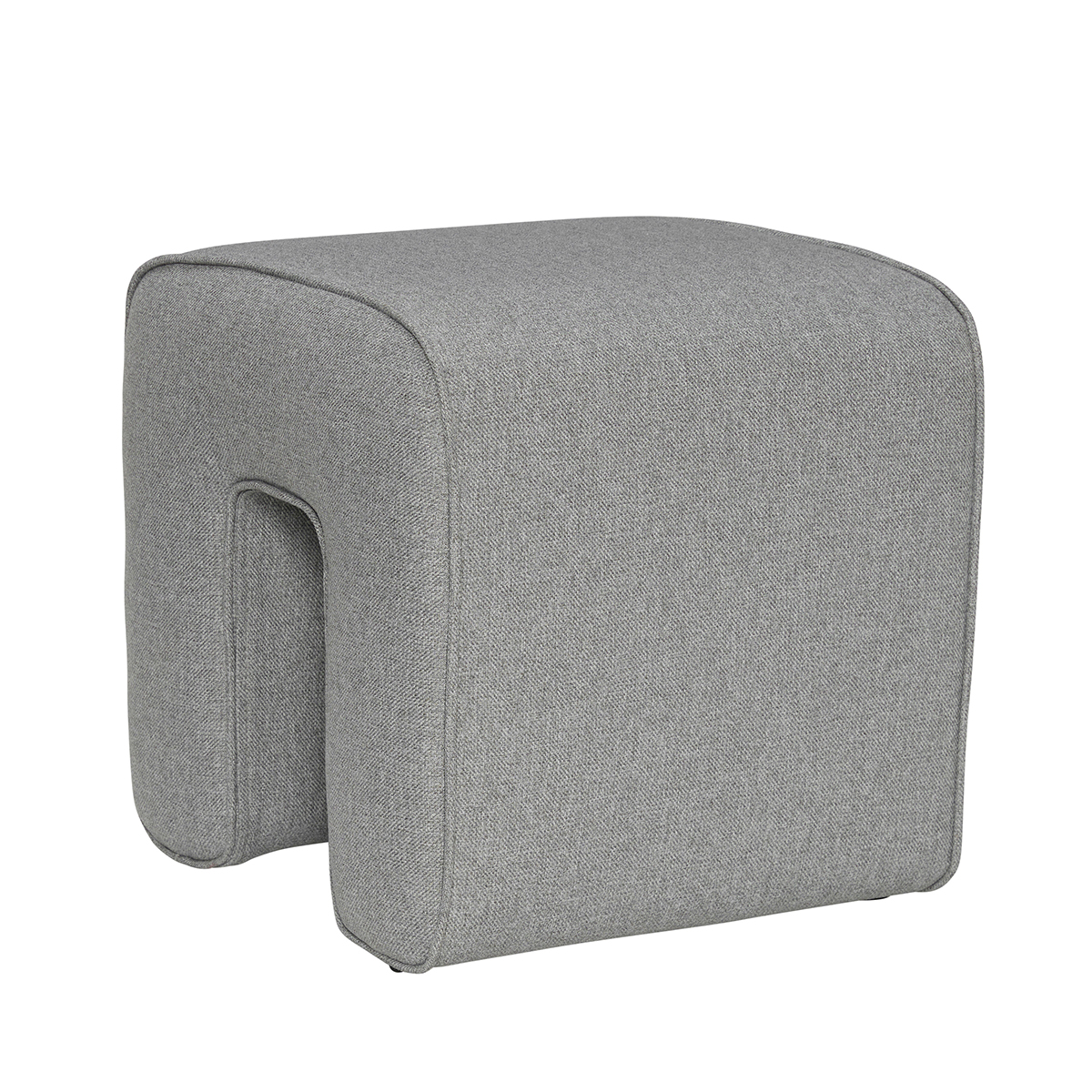 Sculpture Pouf Grau