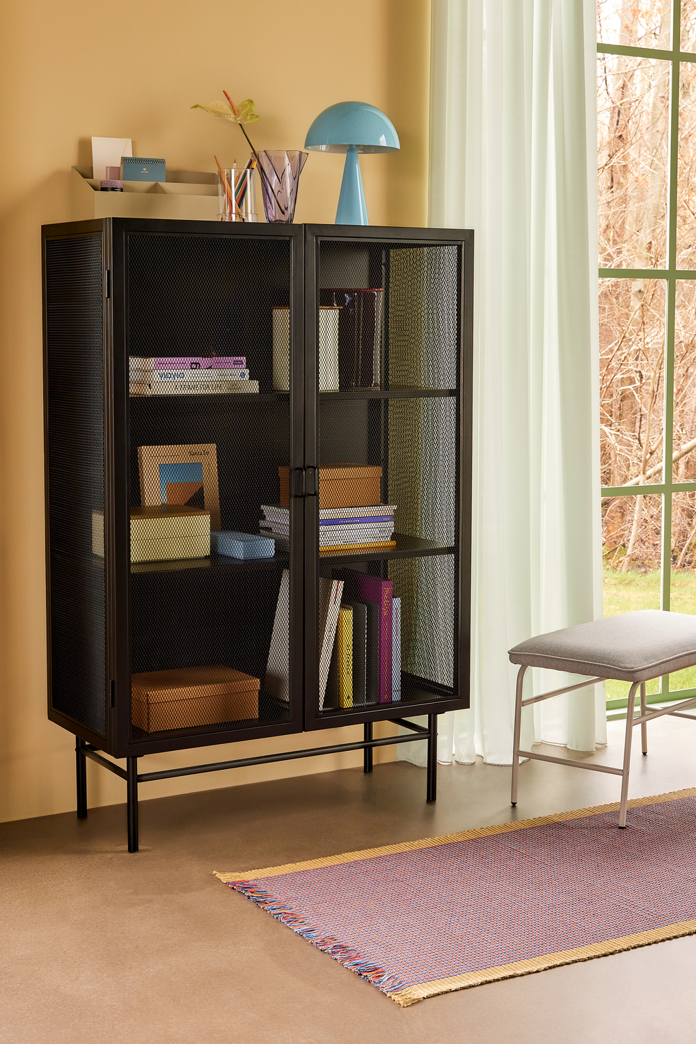 Edge Schrank Dobbelt Schwarz