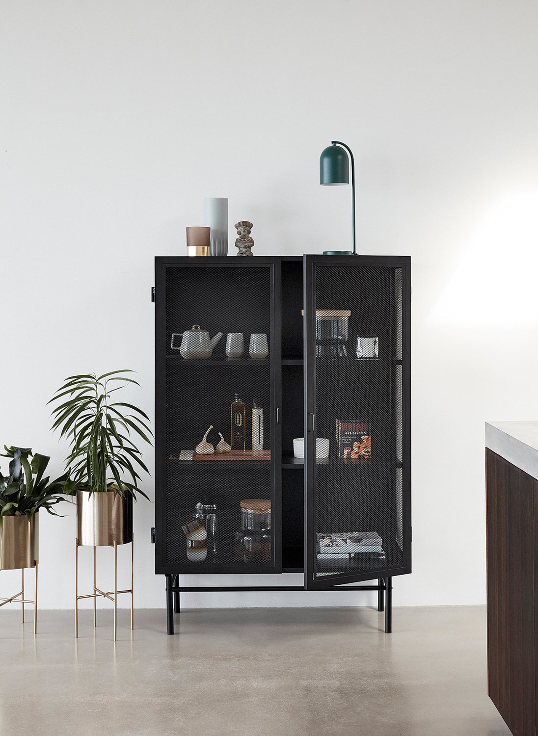 Edge Schrank Dobbelt Schwarz