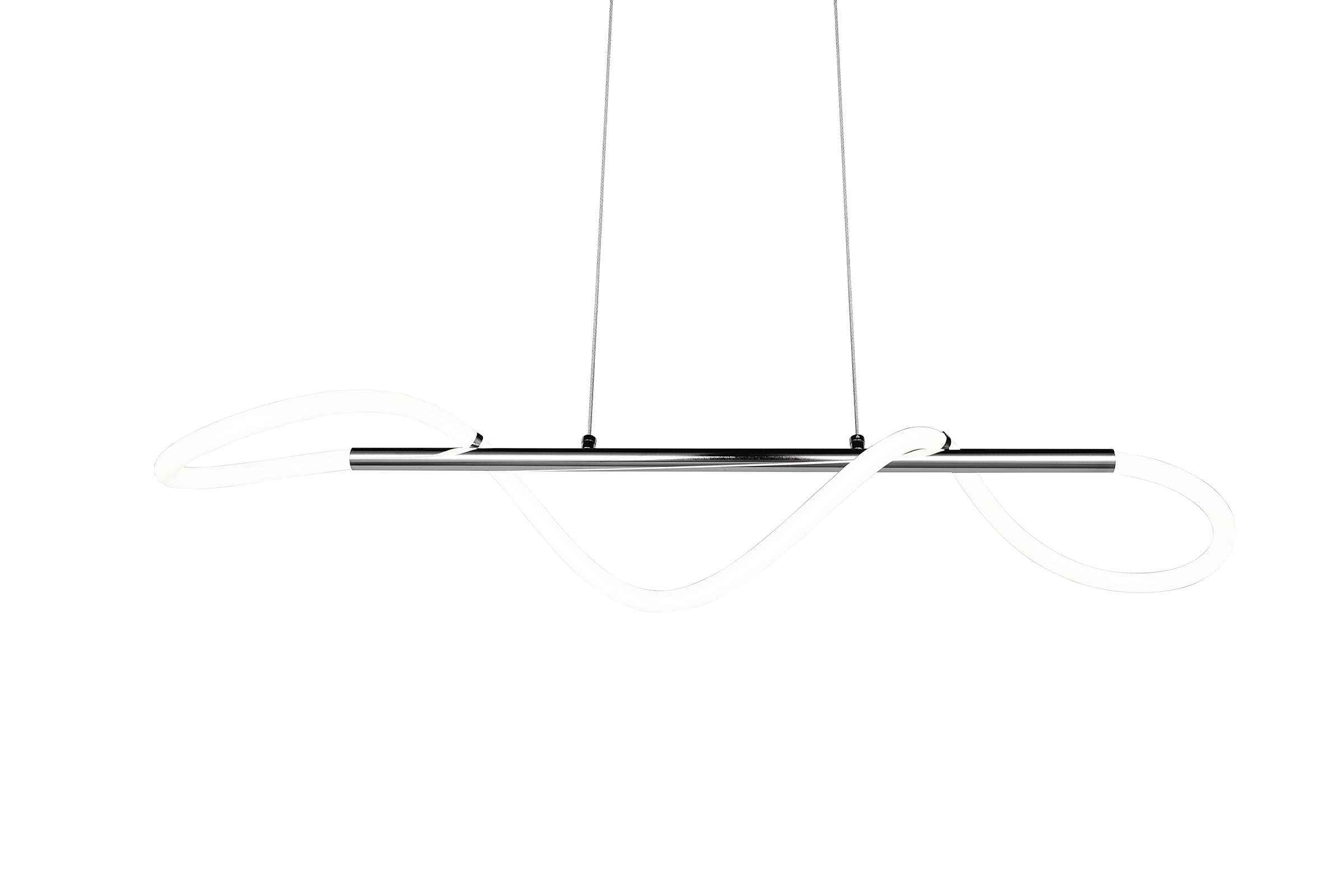 1-Light Argos LED Pendant Light Iron Silver