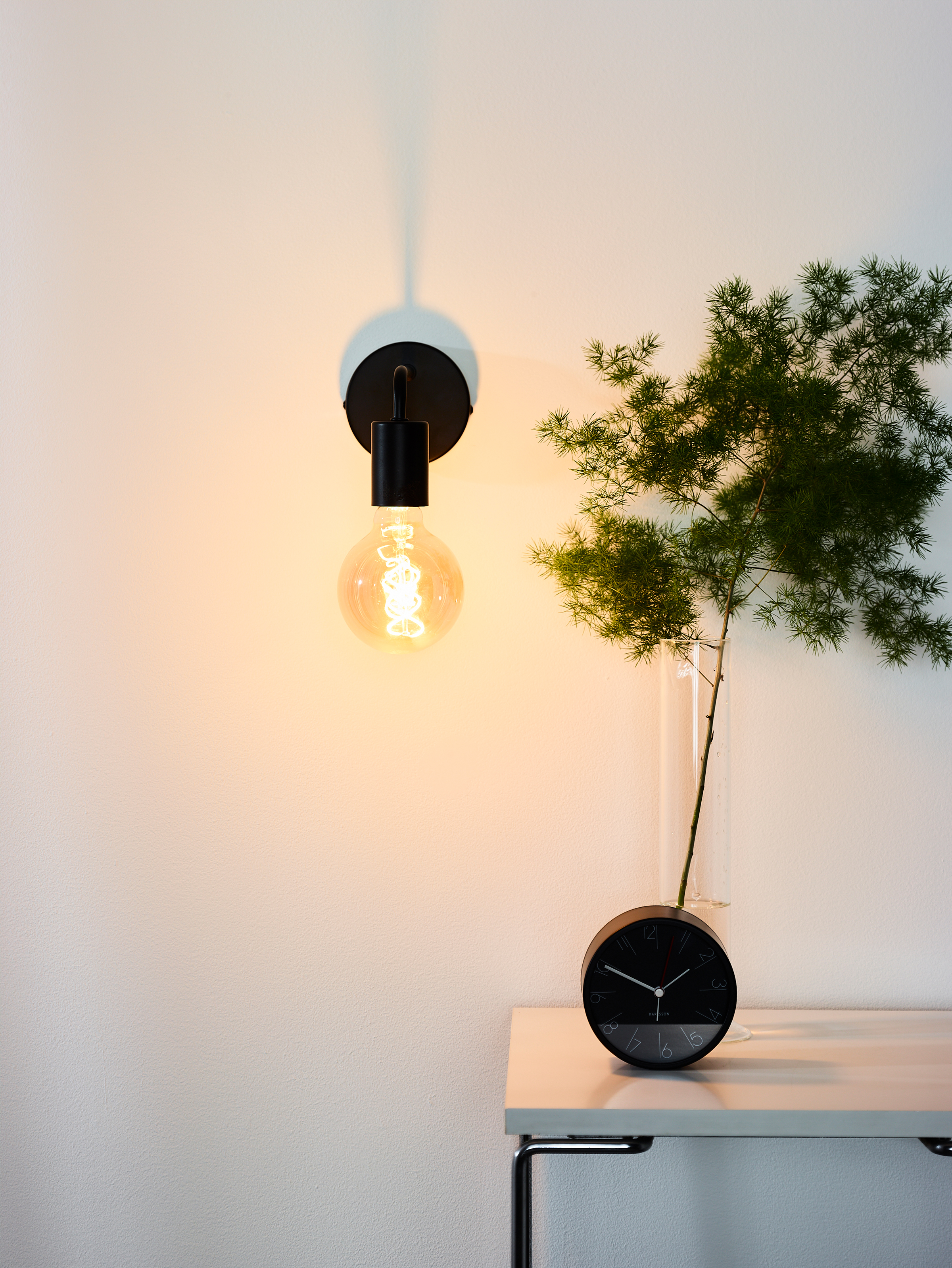 Scott Wall Lamp Iron Black