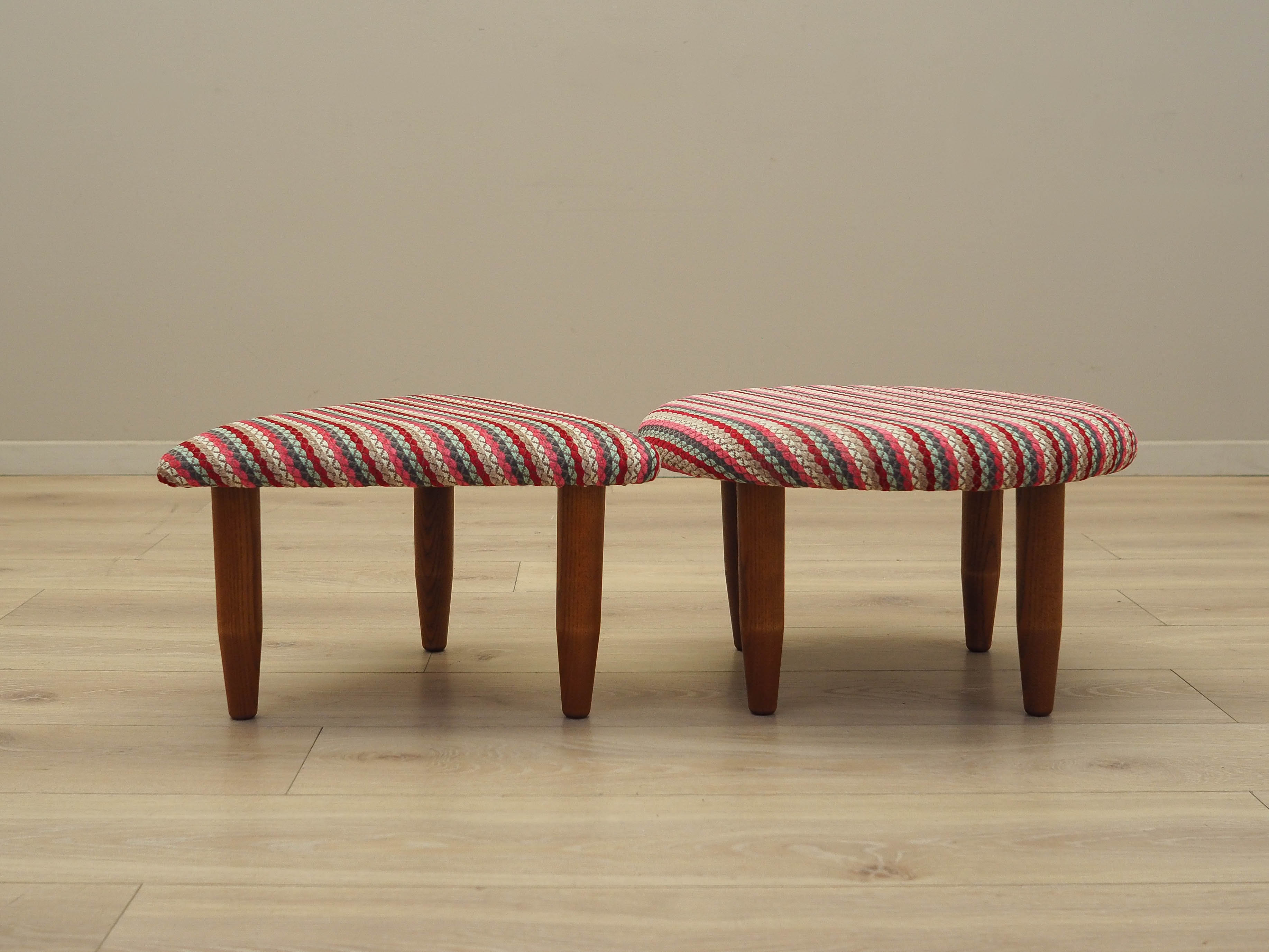 Ottoman Set 2-Piece Brown 1990s